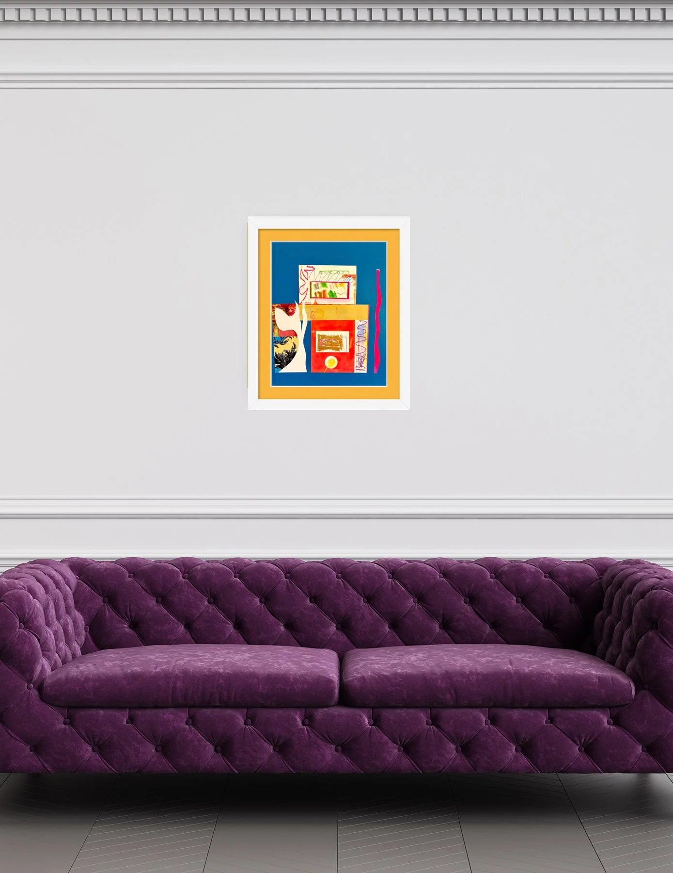 Waldorf, 8x10 Giclée print, matted & framed, in scene. Ceil Diskin 2026.