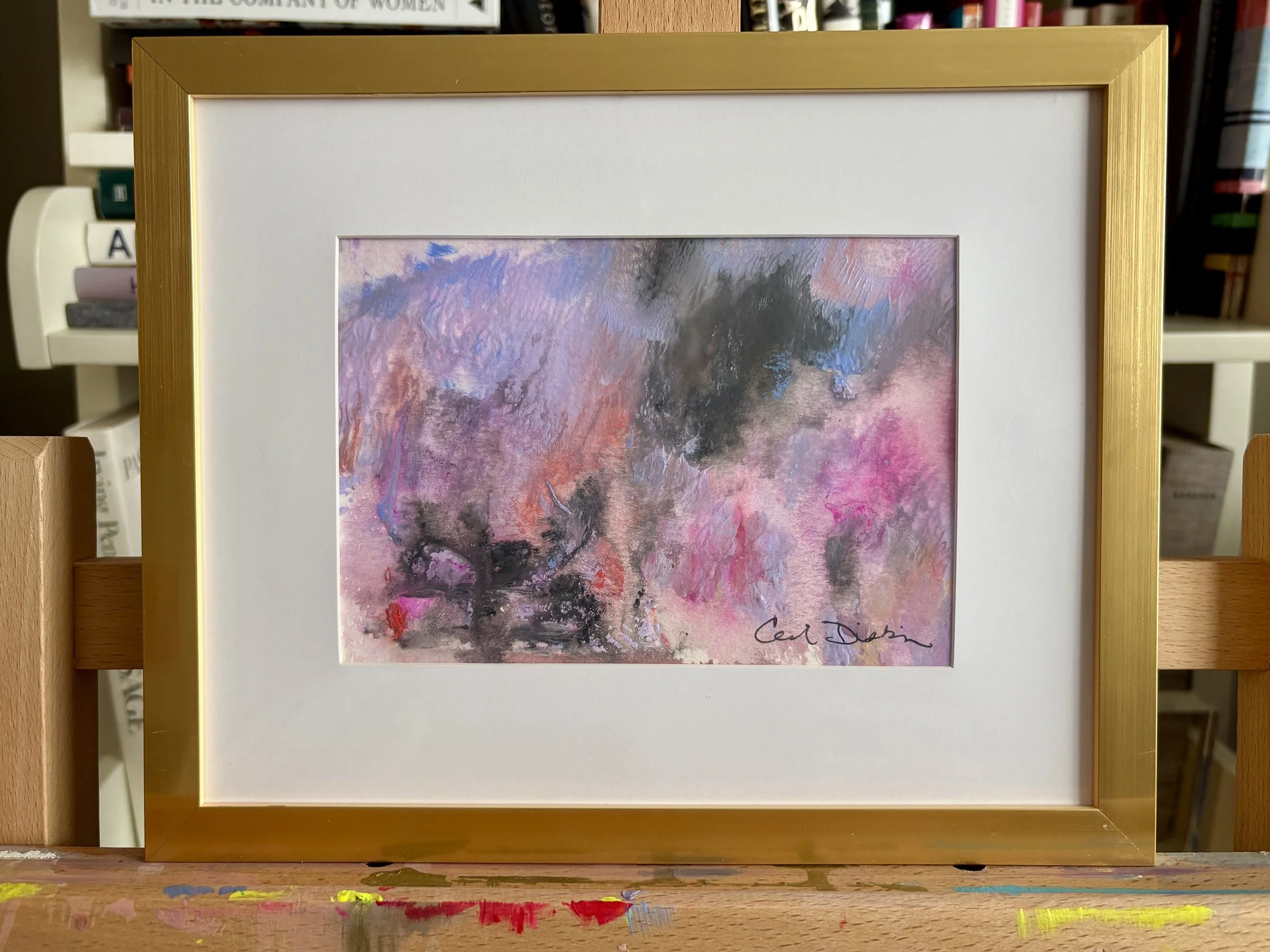 Blake on easel