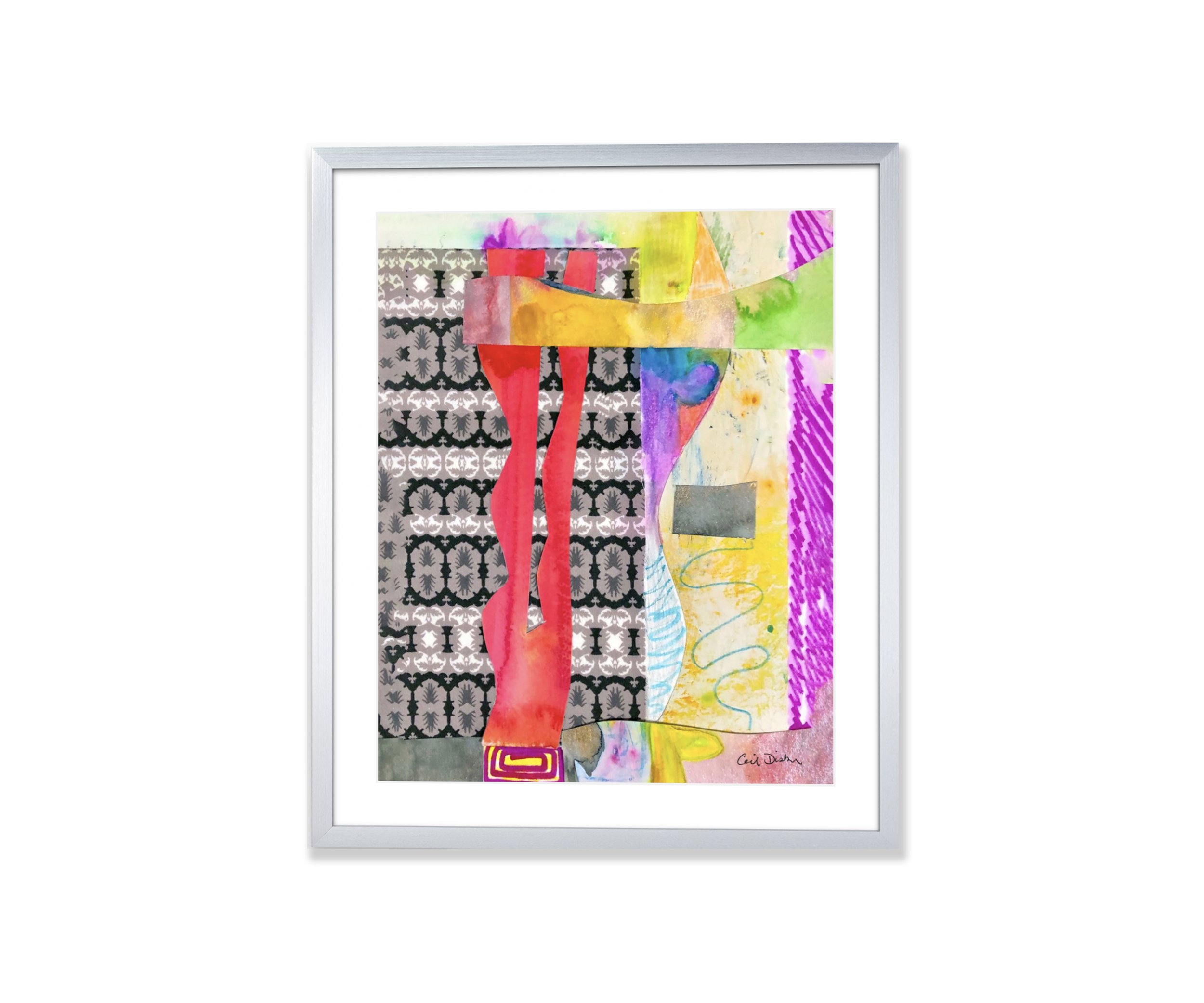 On My Way! framed print
