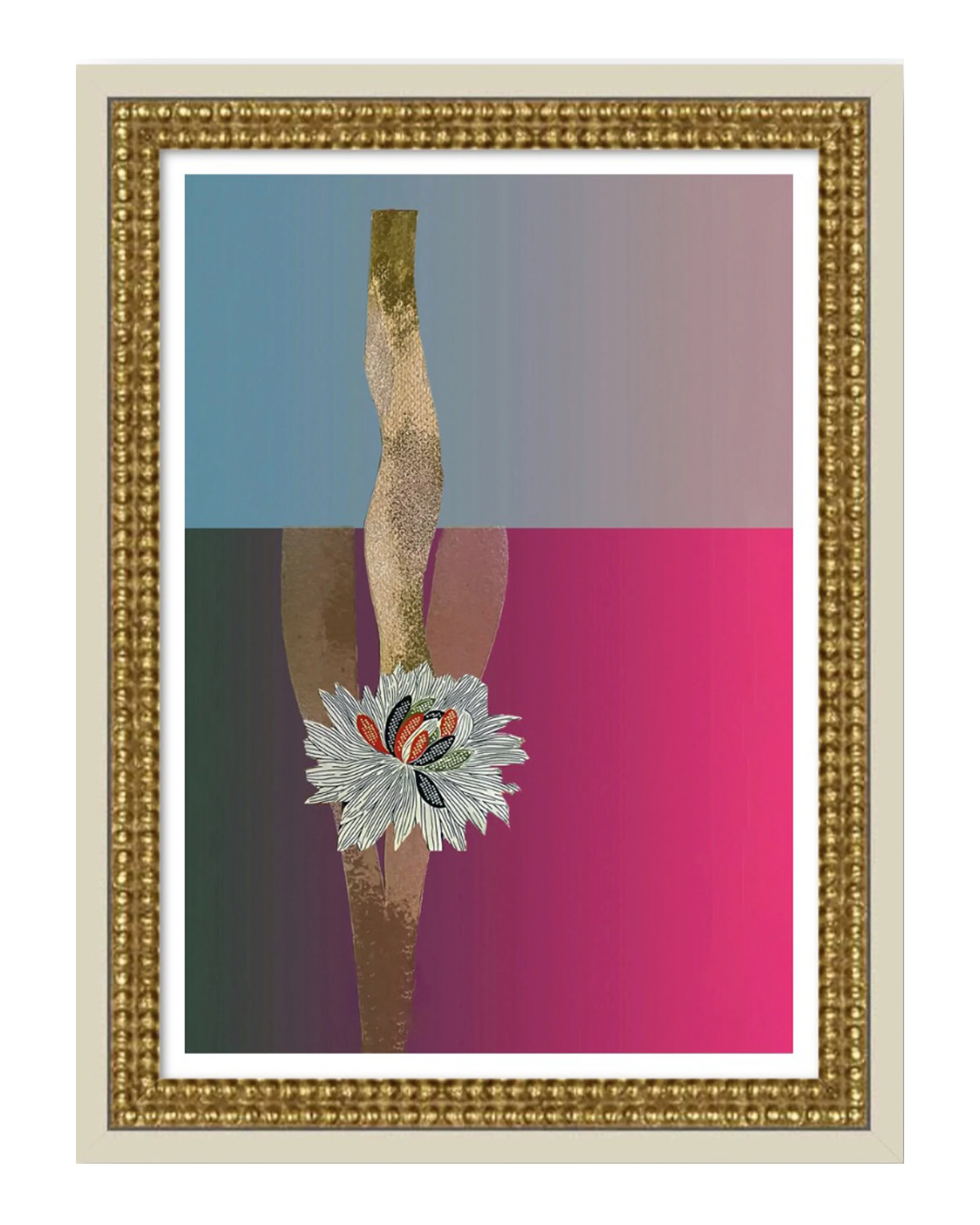 Alice 9x13 .5 border beaded frame