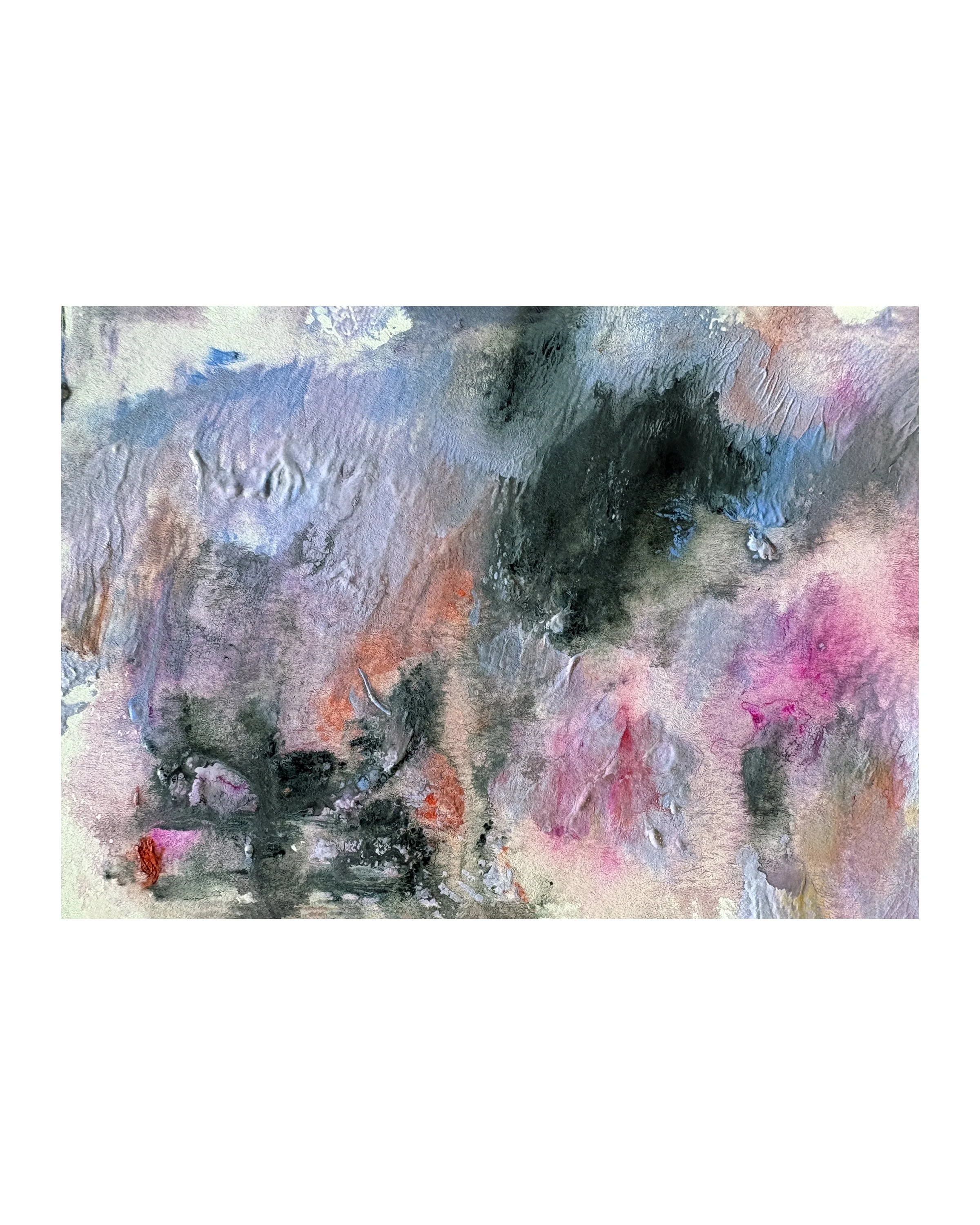 Blake 5x7 acrylic painting on paper-Ceil Diskin 2026