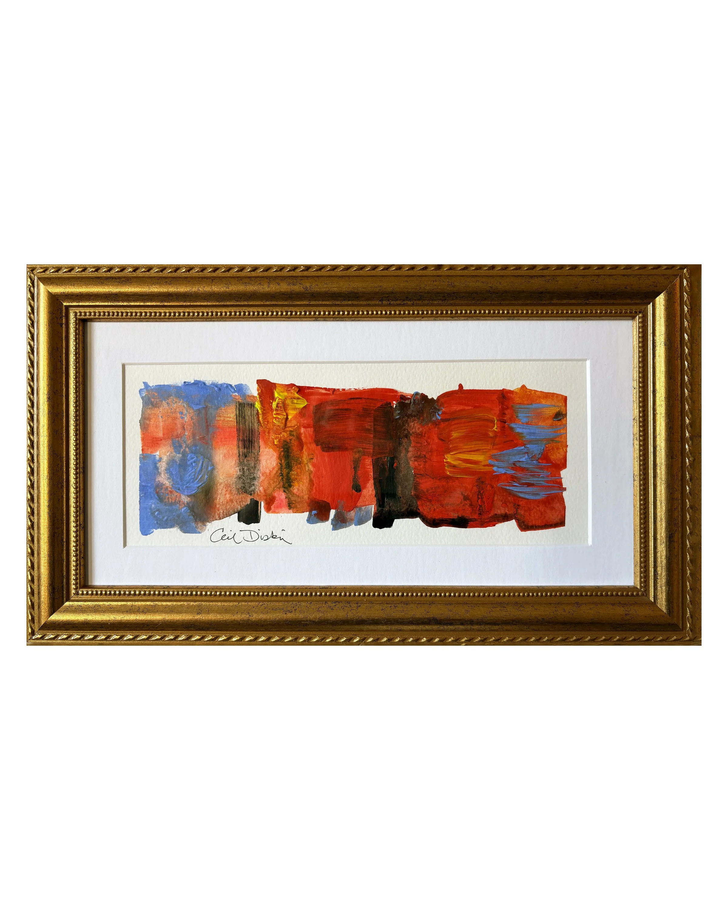Balthazar 16x9 acrylic painting mat&frame-Ceil Diskin 2026 (Copy)