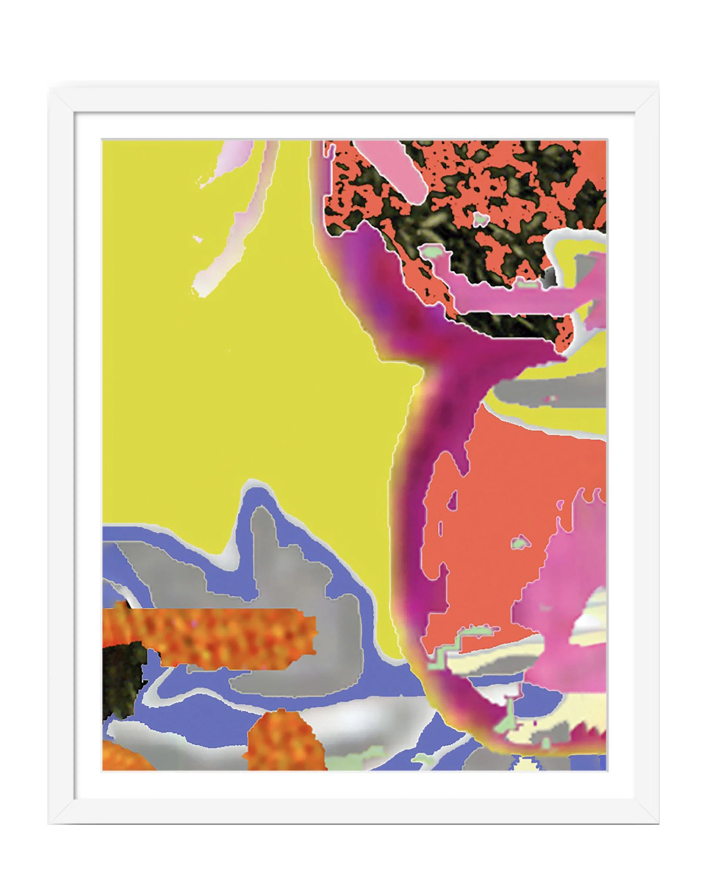 List. 16”x20” digital print, matted & framed. Ceil Diskin, 2020.