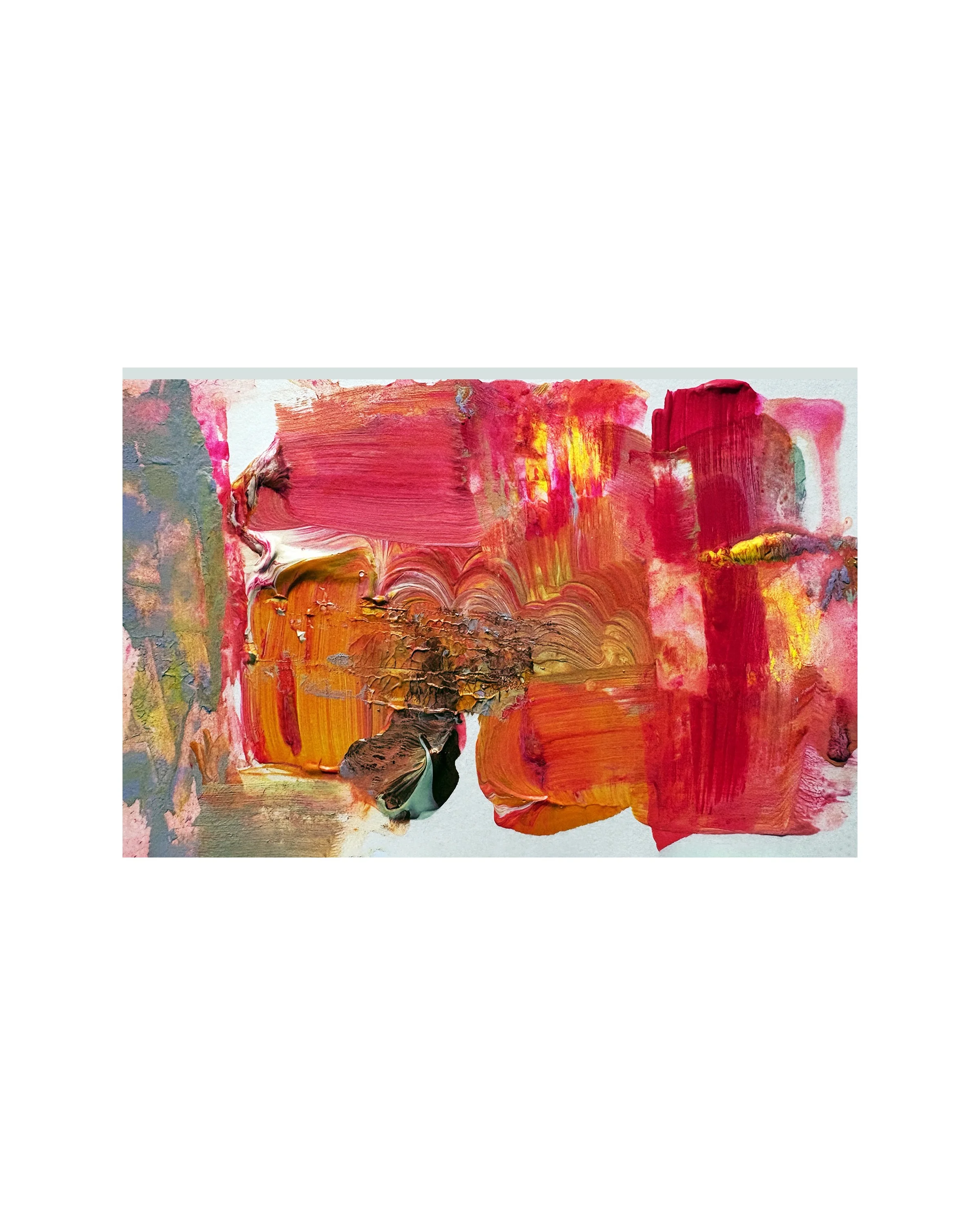 Bergdorf 6x4 hand painted postcard - Ceil Diskin 2026