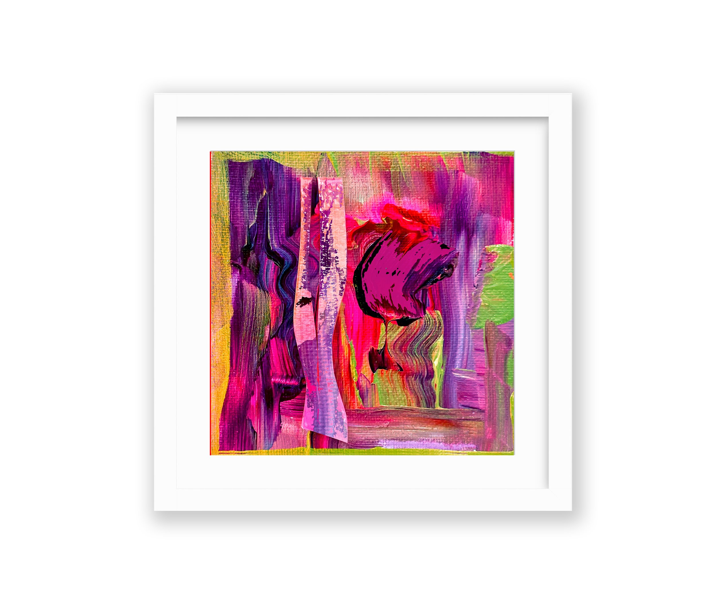 Calling, white frame