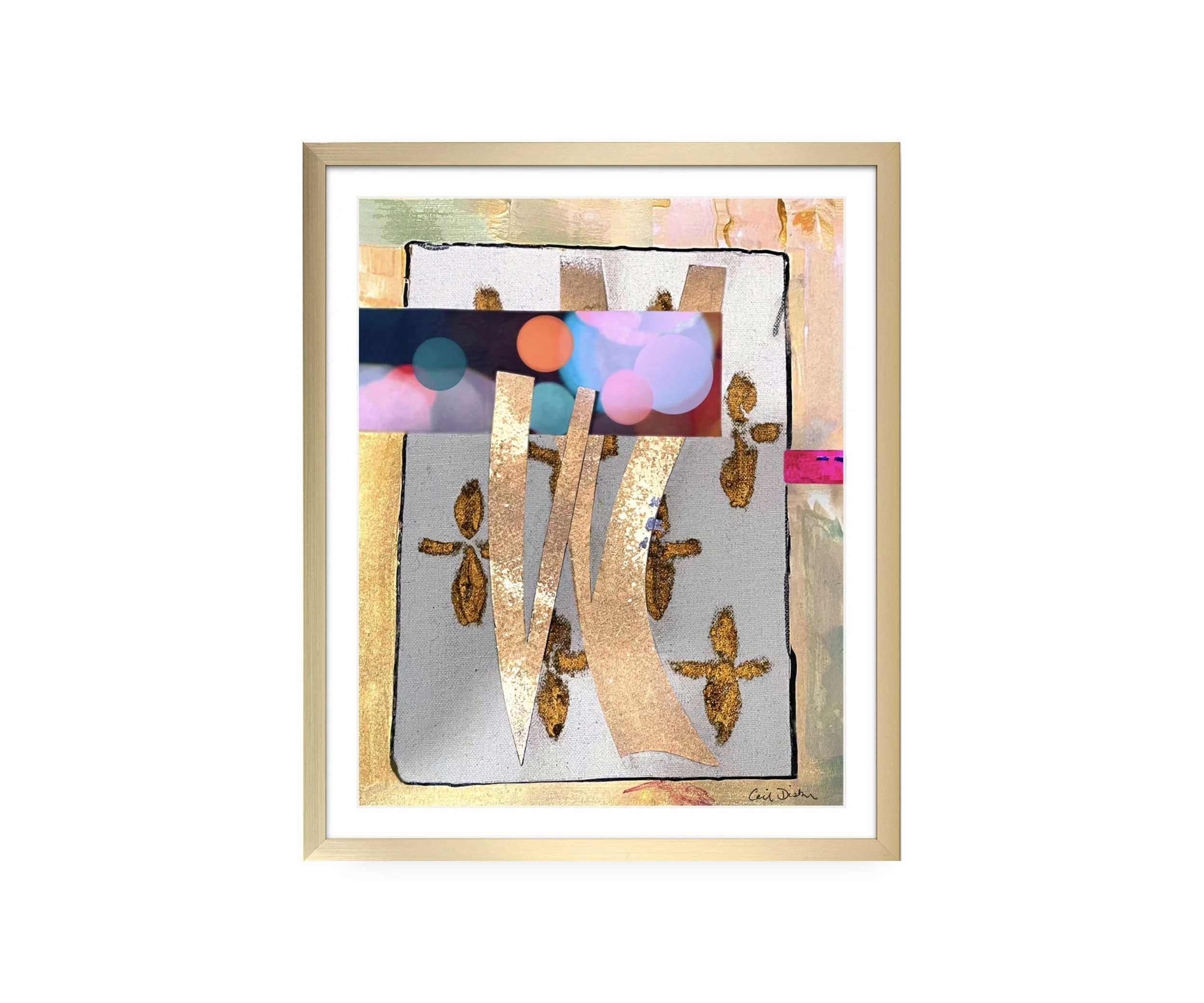 Knight of Swords, framed