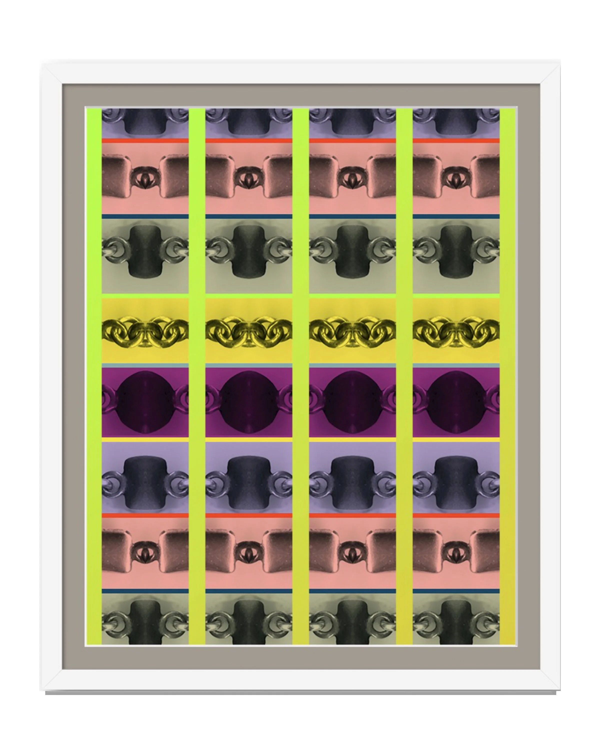 ZowLuxe. 16”x20” digital print, matted & framed. Ceil Diskin, 2025.