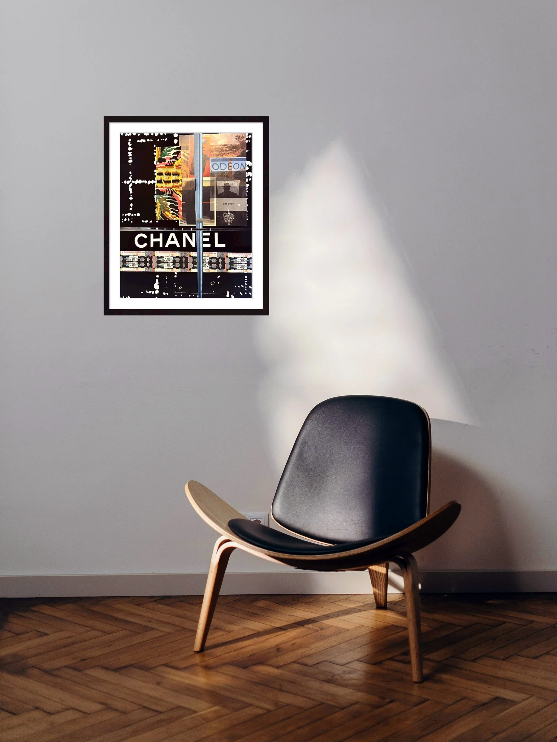 Chanel-ODEON 16x20 matted & framed in scene