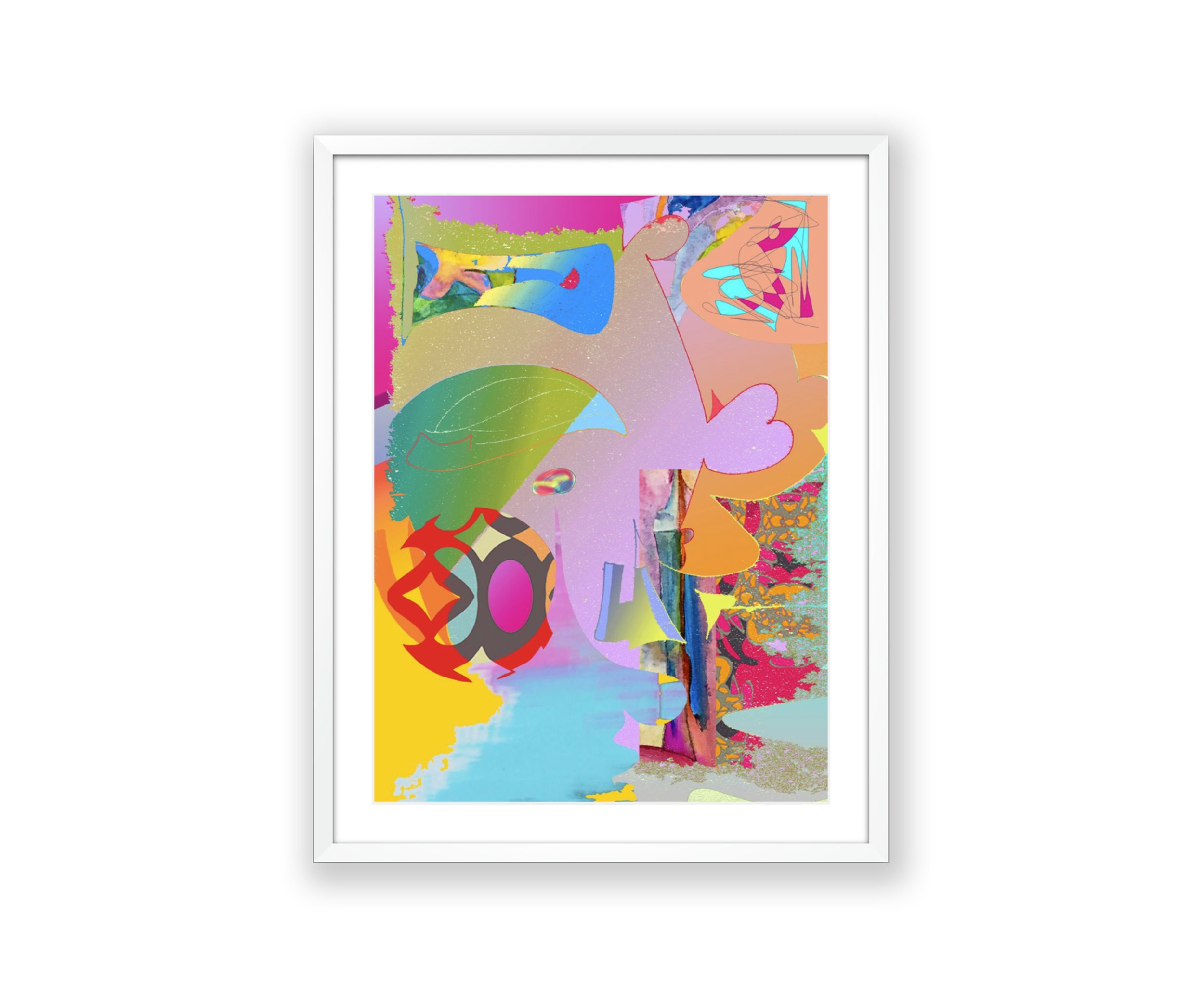 Wow-Ok, framed