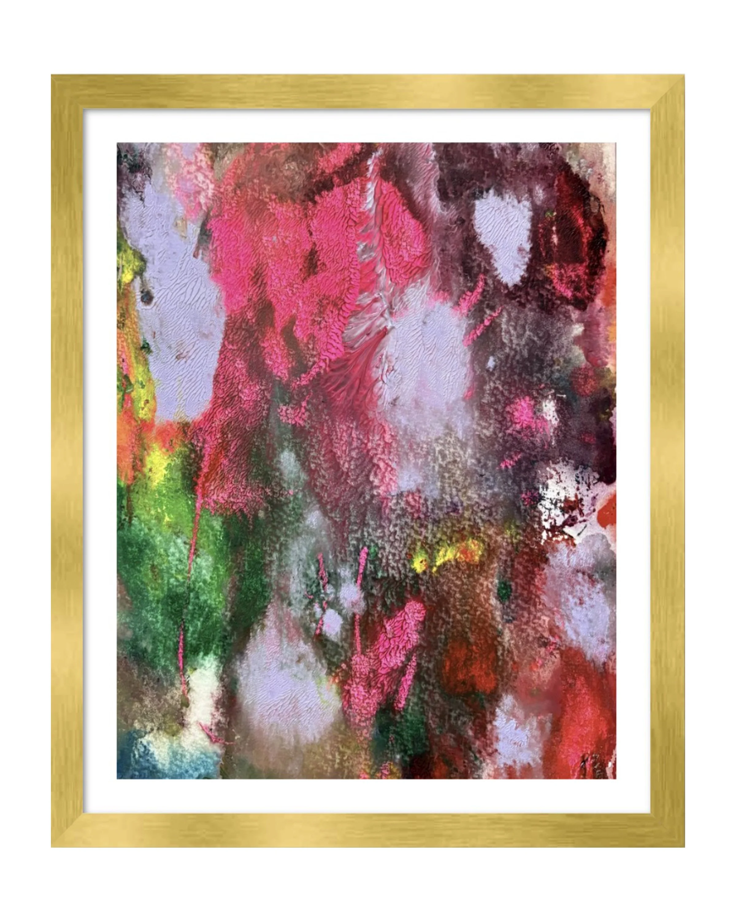The Happy Yes 1" border + frame