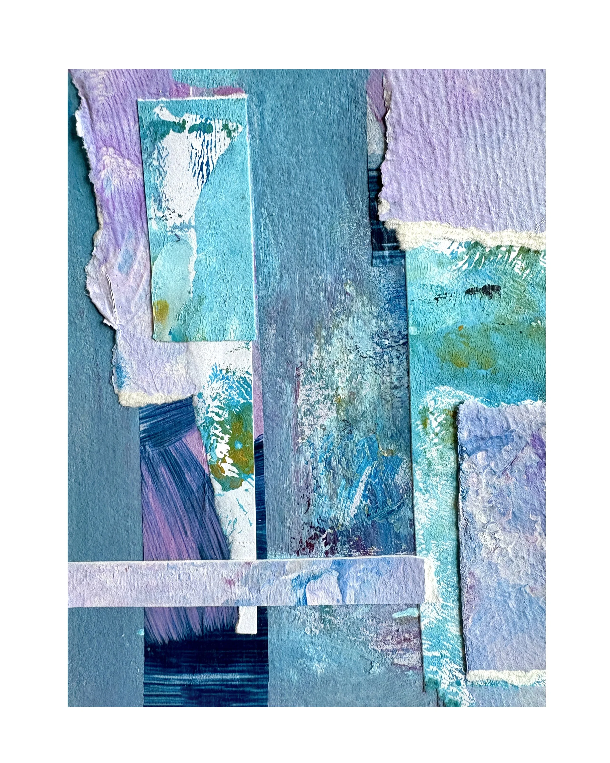 Kismet. 9x12 painting print. Ceil Diskin 2025.