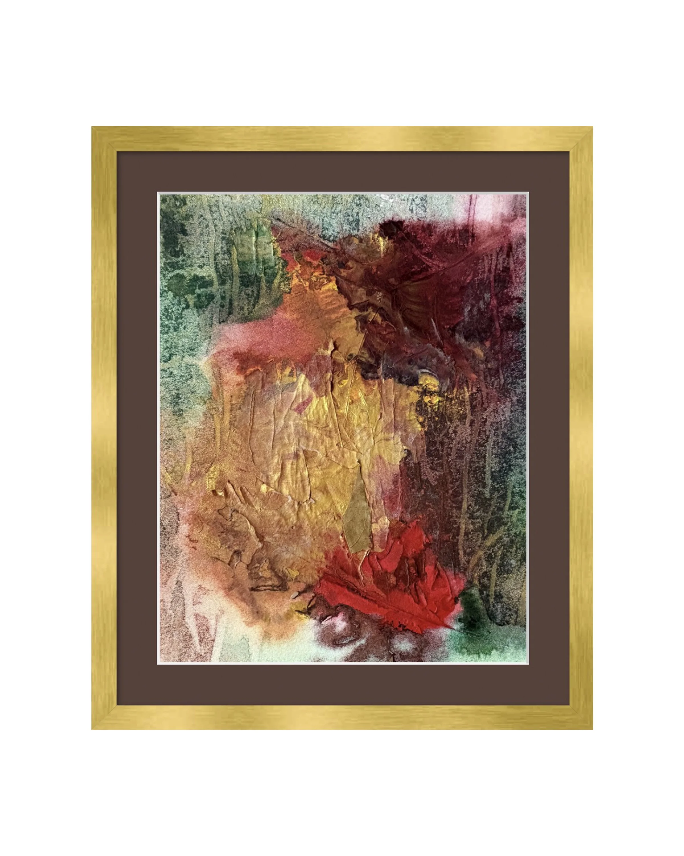 Rekindle 10x14 gold frame Acorn mat