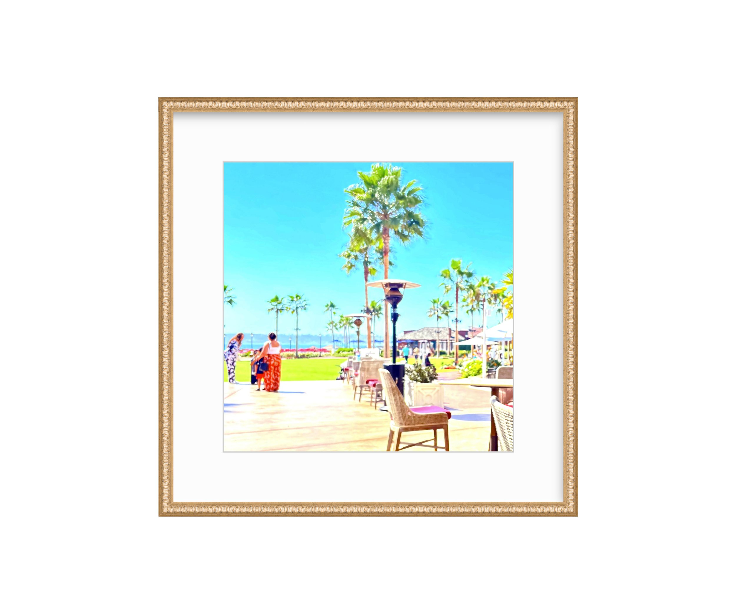 At The Del, framed