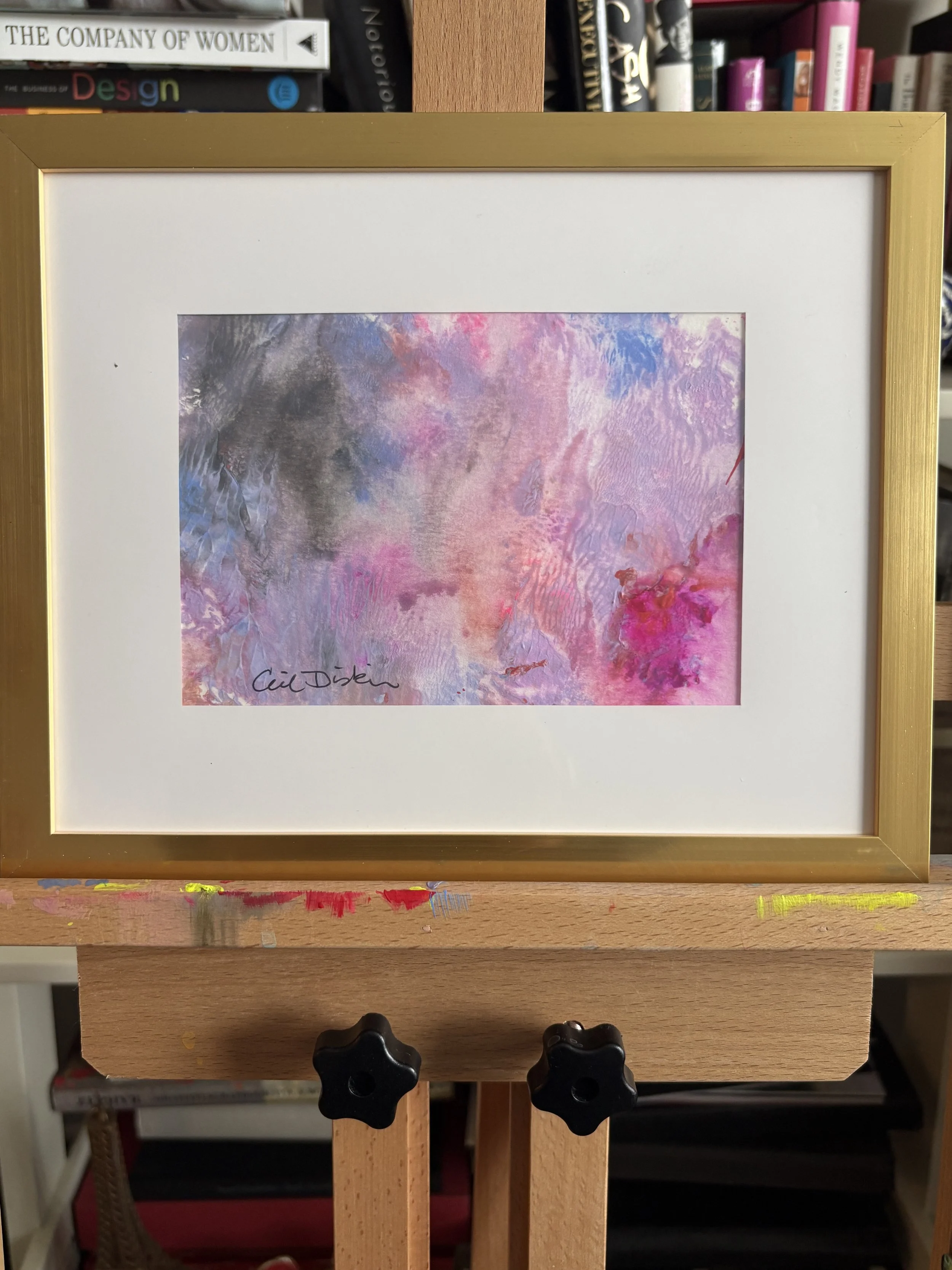Françoise on easel