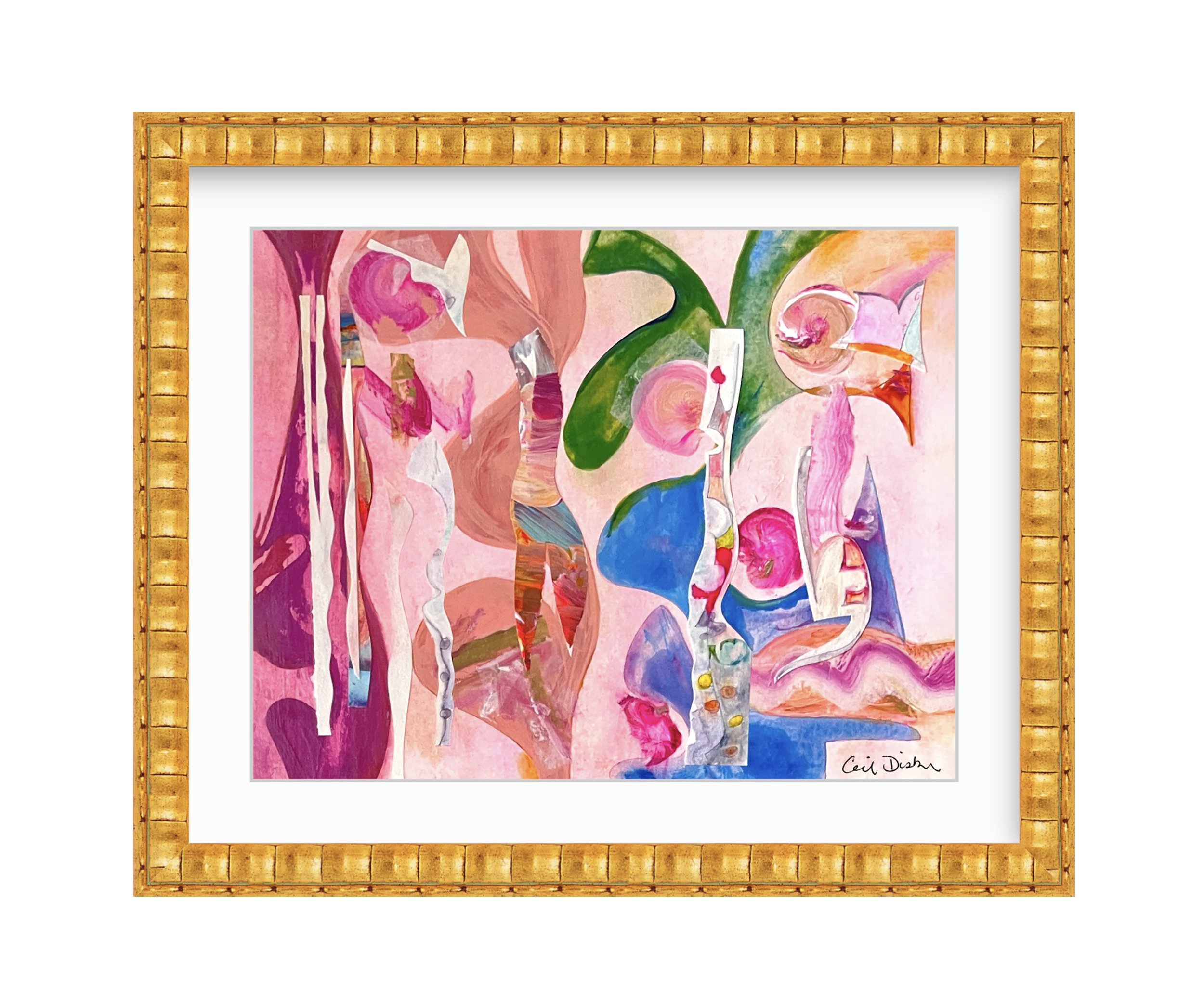 I Know I Love You Better - gold wavy frame