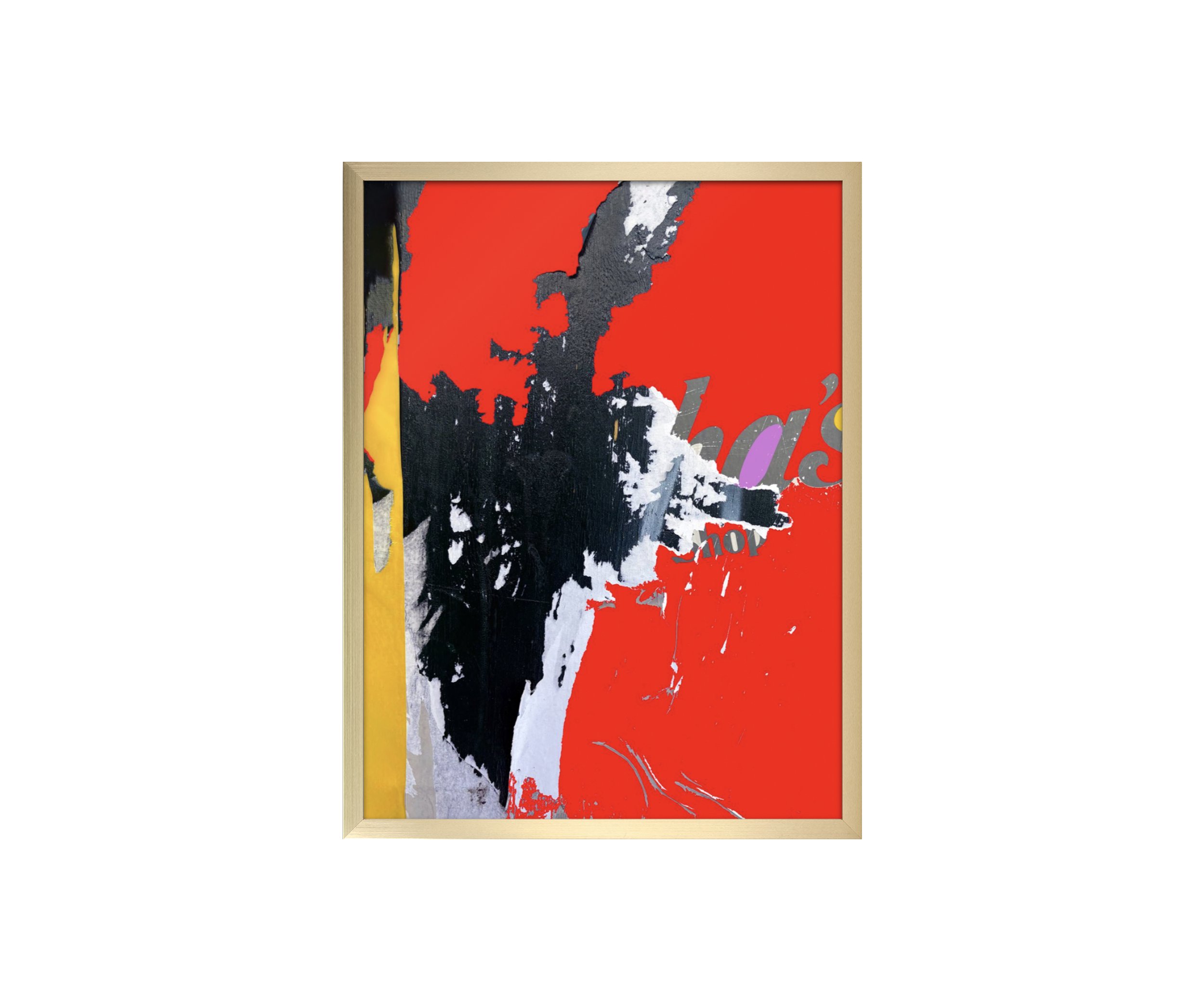 has' Shop, gold frame, by Ceil Diskin