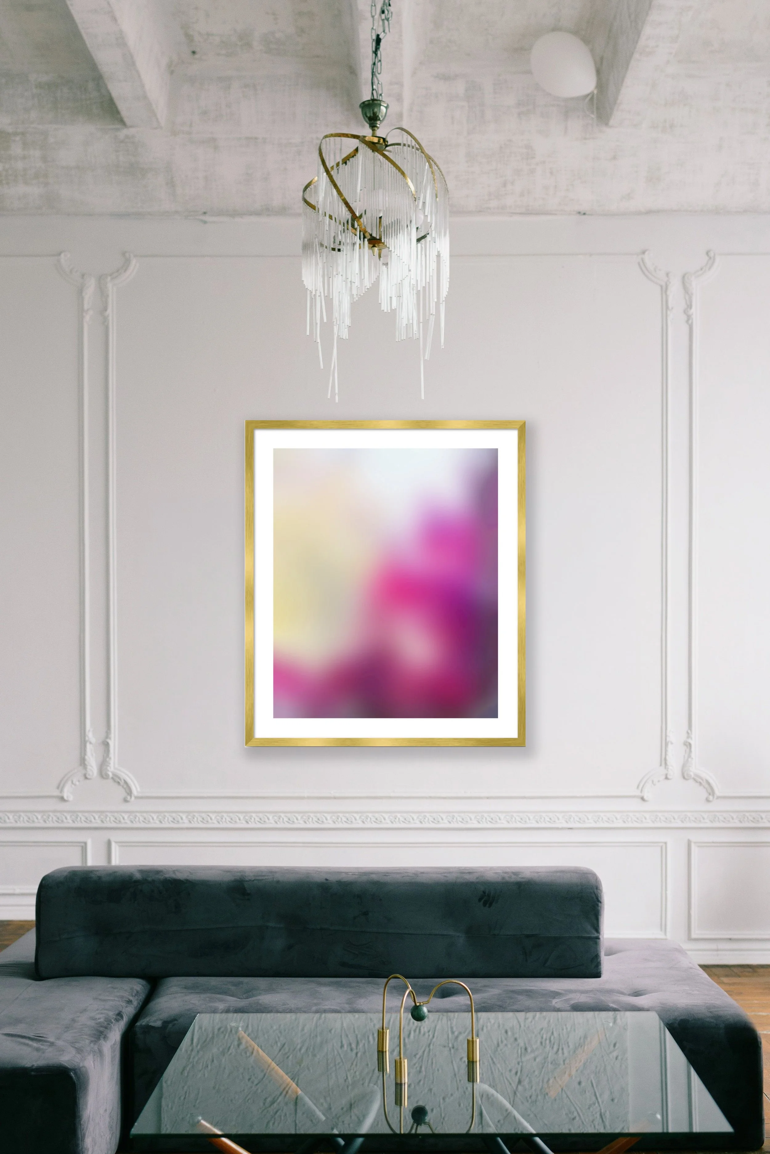 Cause, framed, in scene