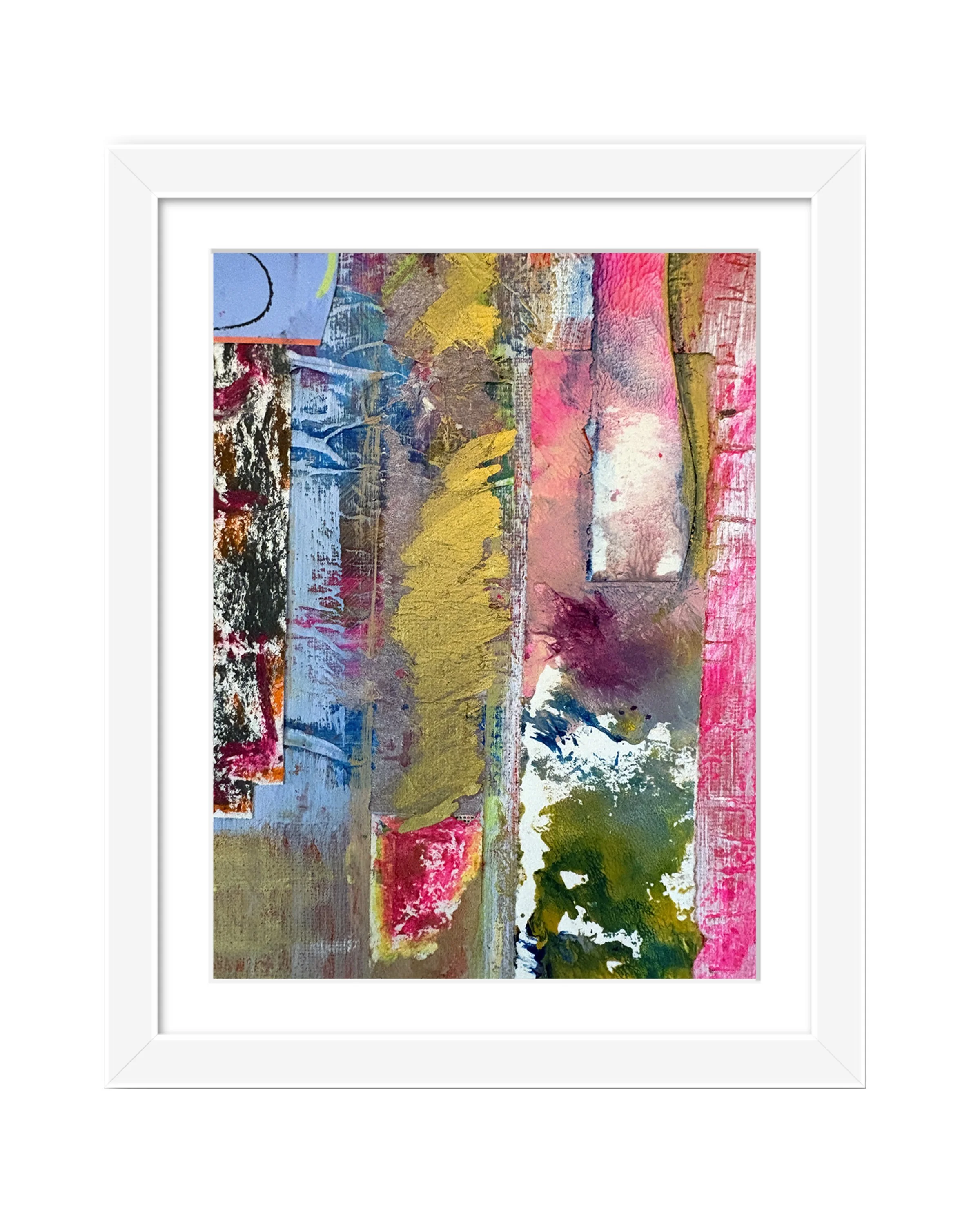 Back To The Garden. Matted & FramedGiclée print. Ceil Diskin 2025.