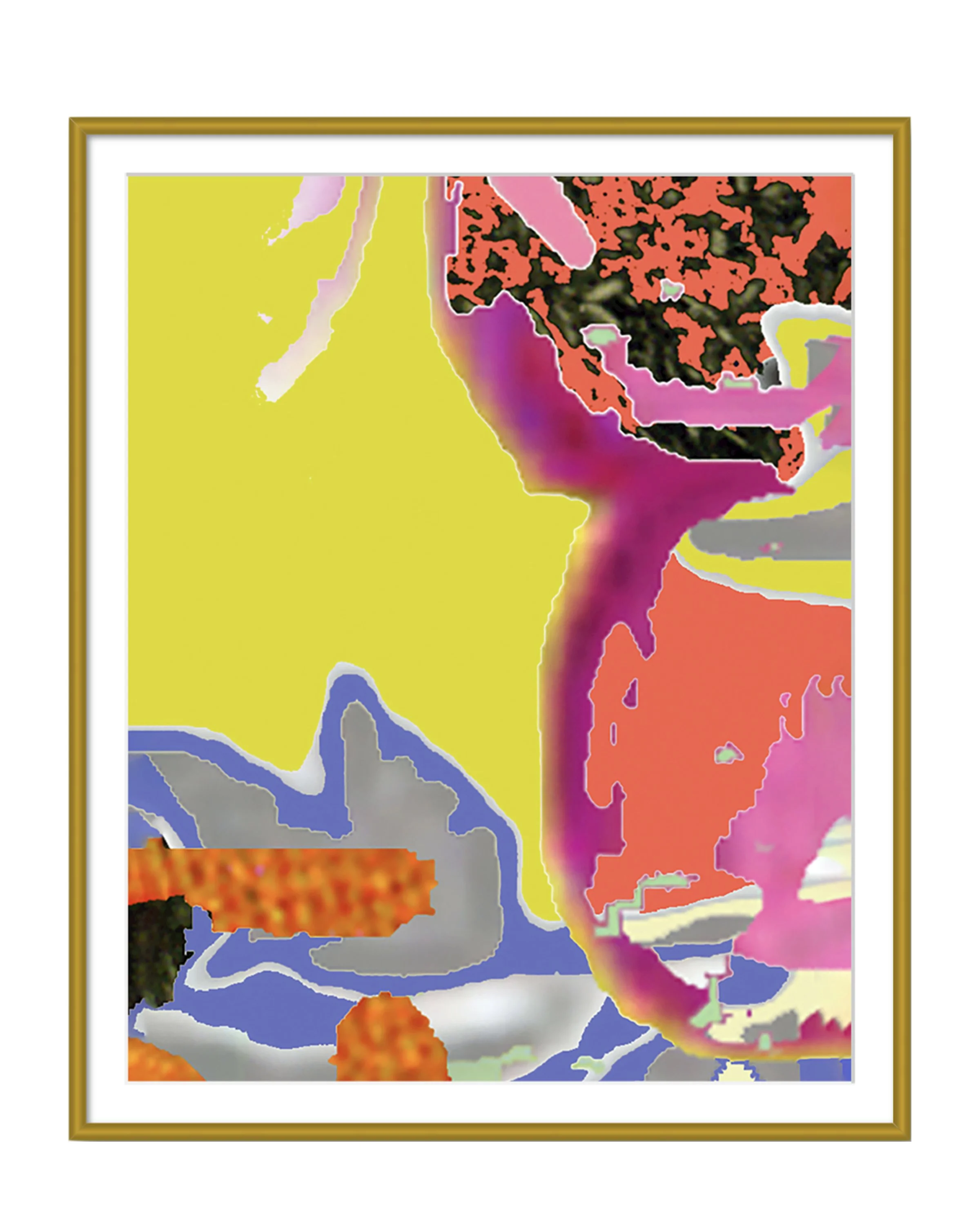 List. 16”x20” digital print, matted & framed. Ceil Diskin, 2020.