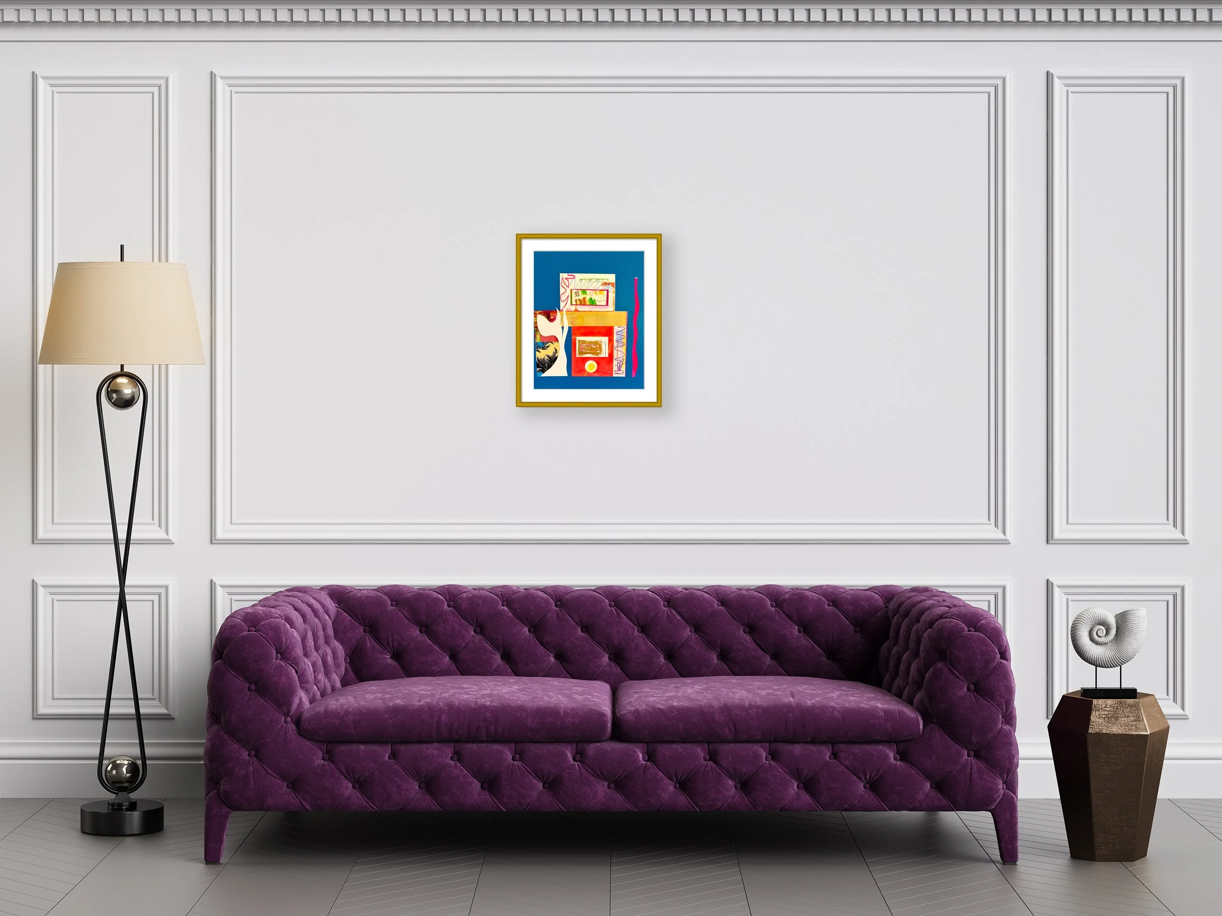 Waldorf, 8x10 Giclée print, matted & framed, in scene. Ceil Diskin 2026.