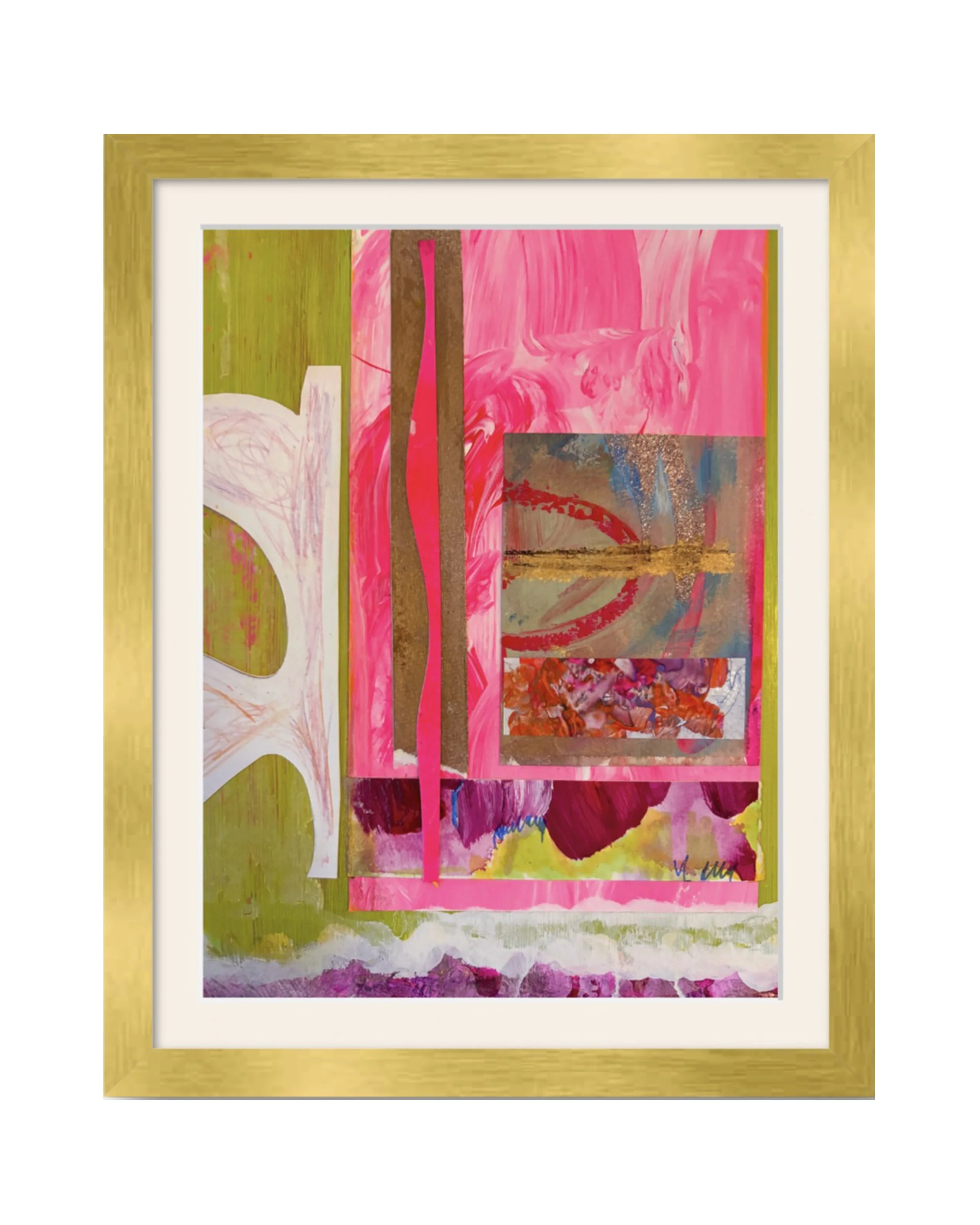 Marcia, 9x12 Giclée print, matted & framed. Ceil Diskin 2026.