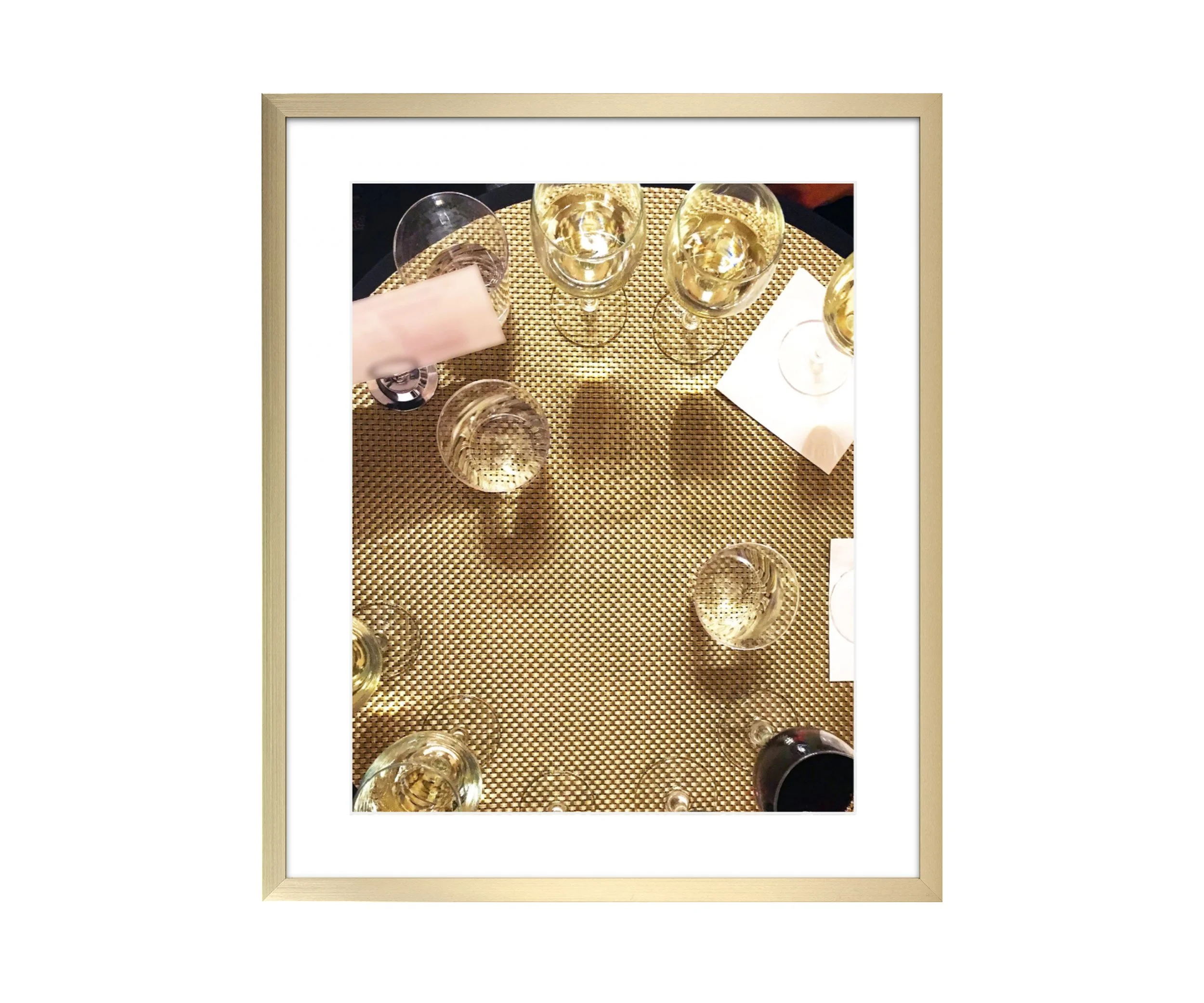 Glam Fleet, gold frame, by Ceil Diskin