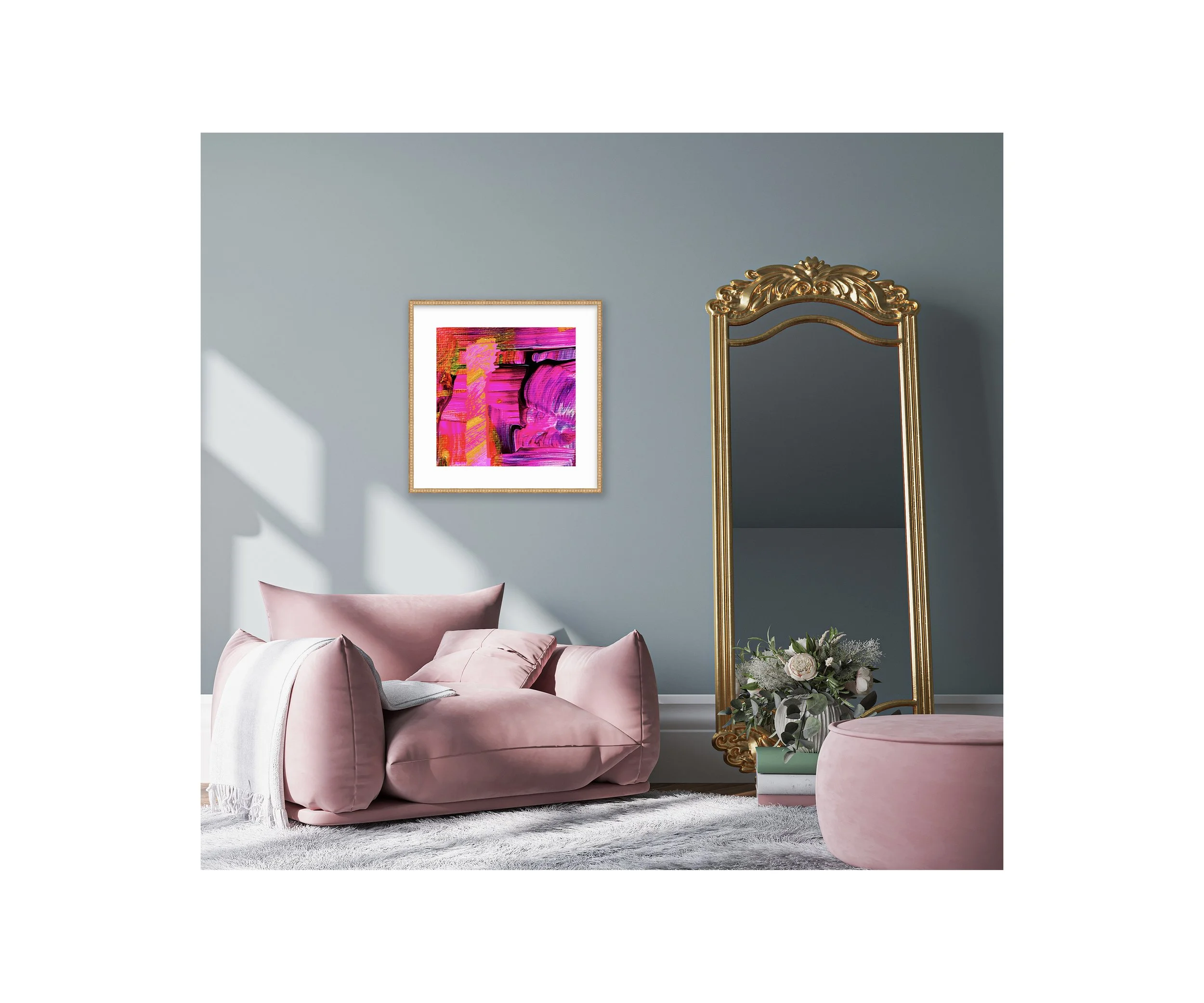 Dance Party, I Feel Love Series, in boudoir, by Ceil Diskin