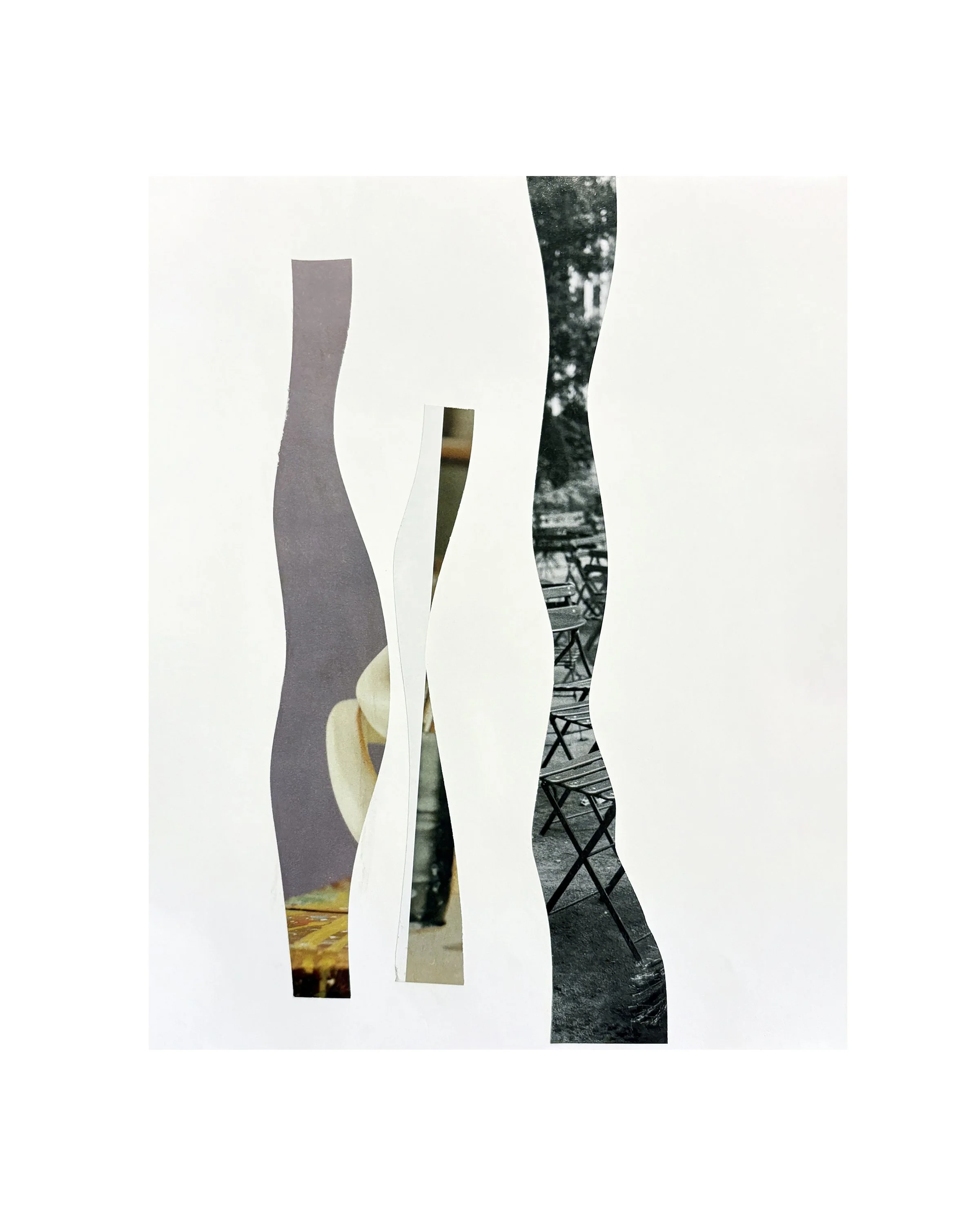 Gossip. 8x10 collage print. Ceil Diskin-2025.