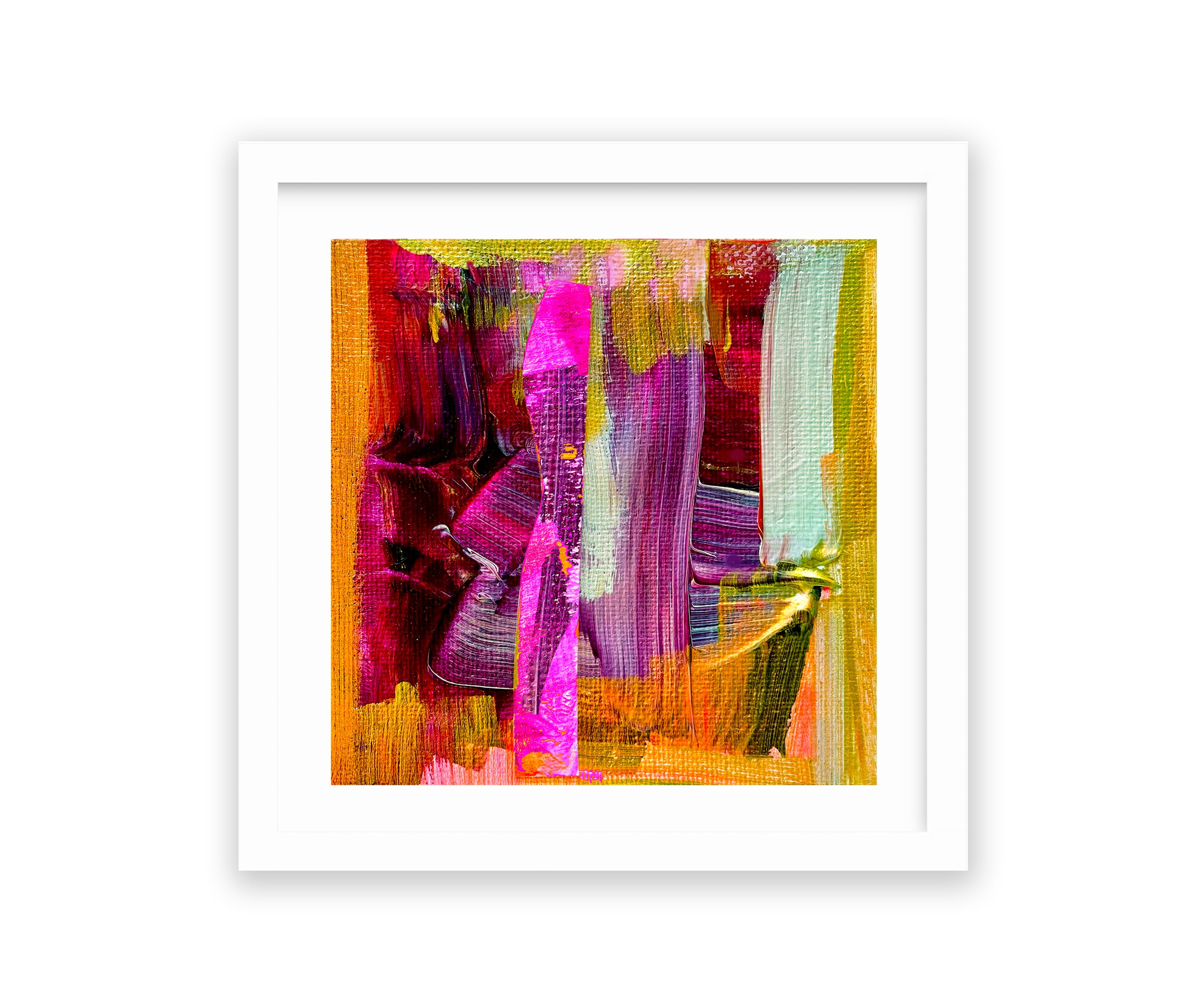 Through and Through, I Feel Love Series, framed