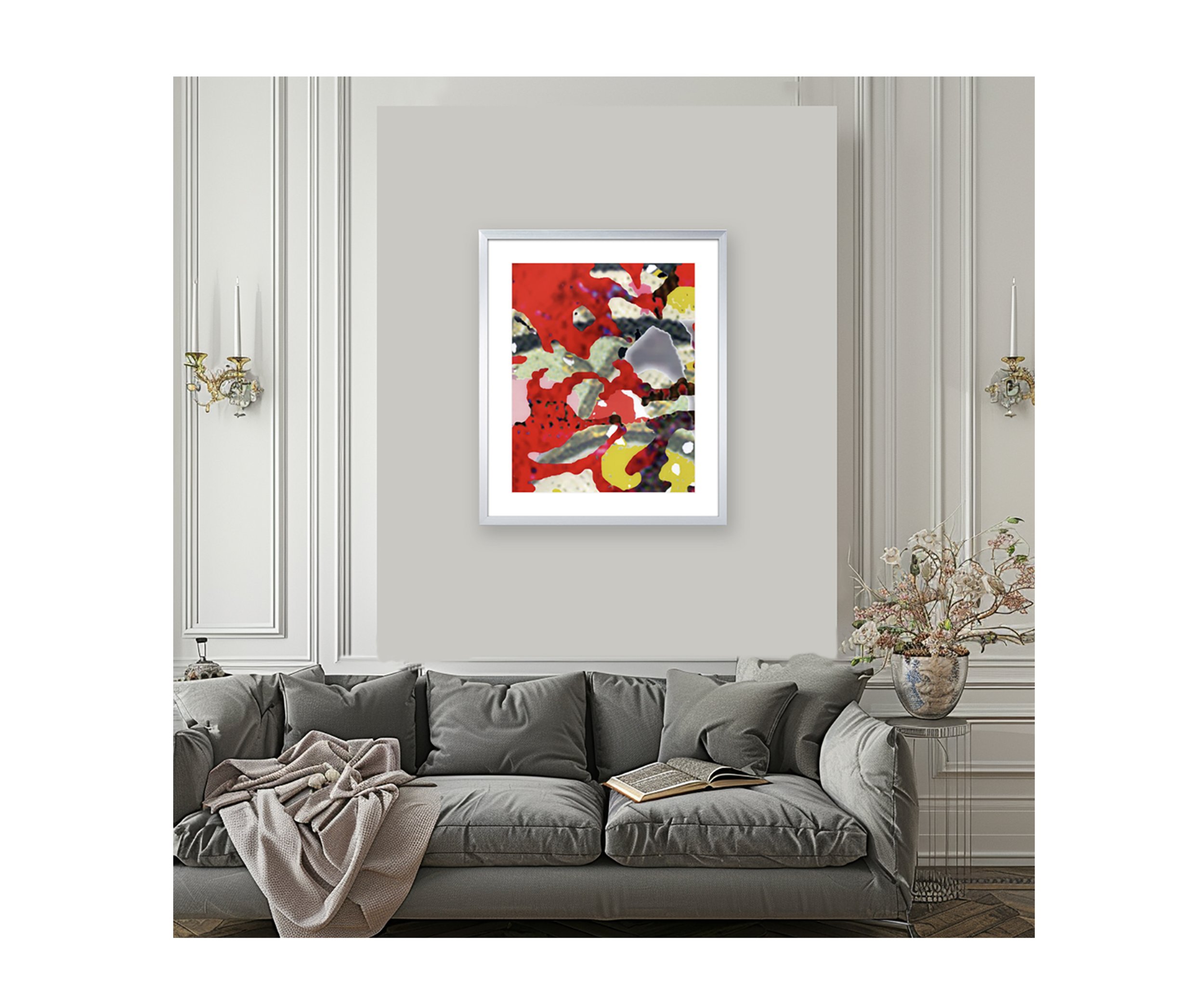Relevant, in elegant living room, by Ceil Diskin