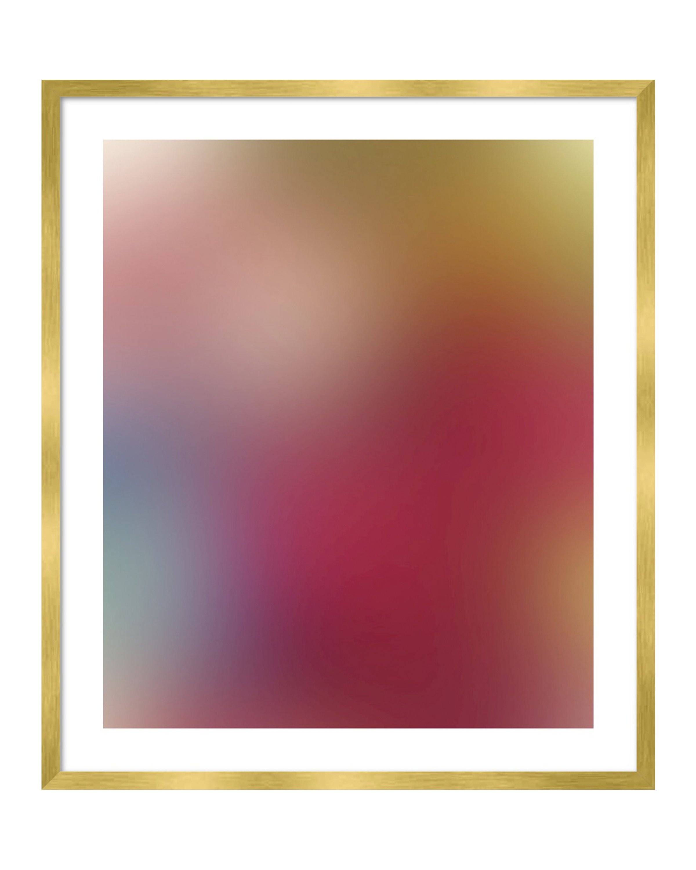 PomPoms 16x20 2" border gold frame