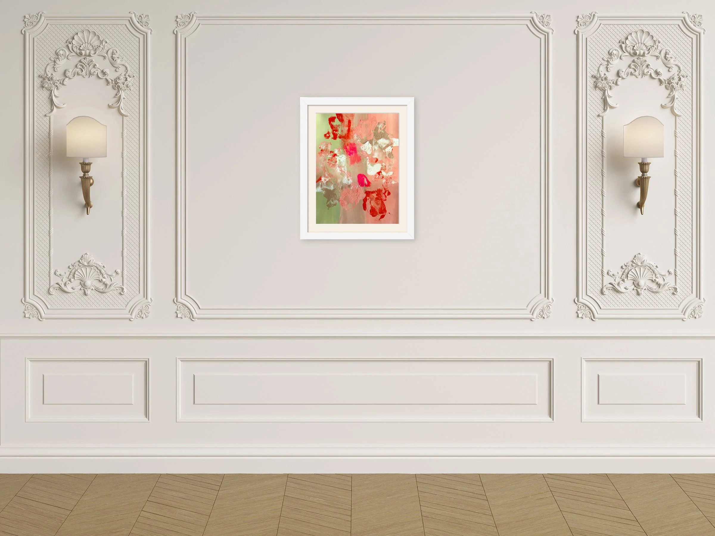 Tullah. 9”x12” digital print, matted & framed, in scene. Ceil Diskin, 2025