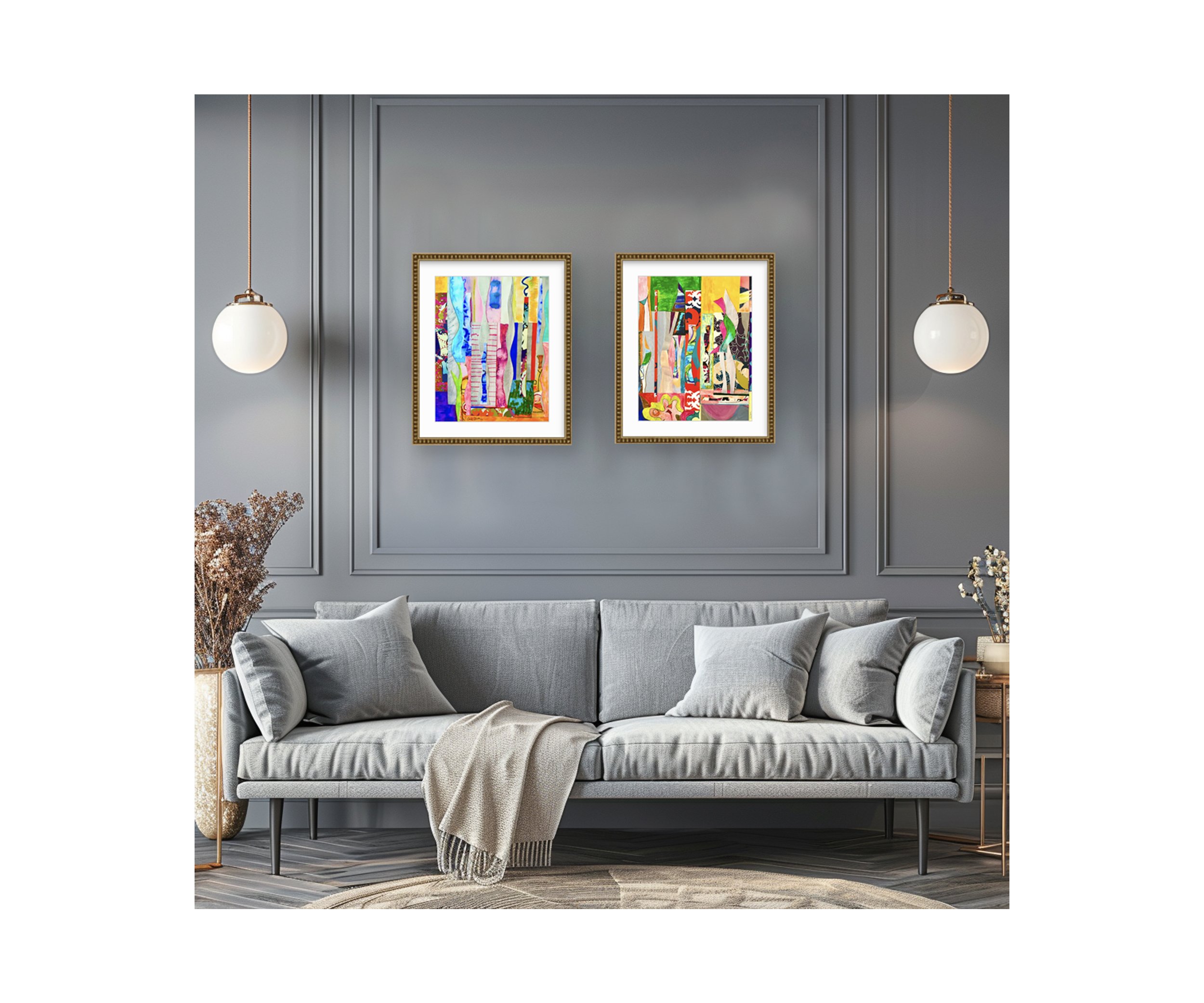 Restless and Kiss Me - framed in scene