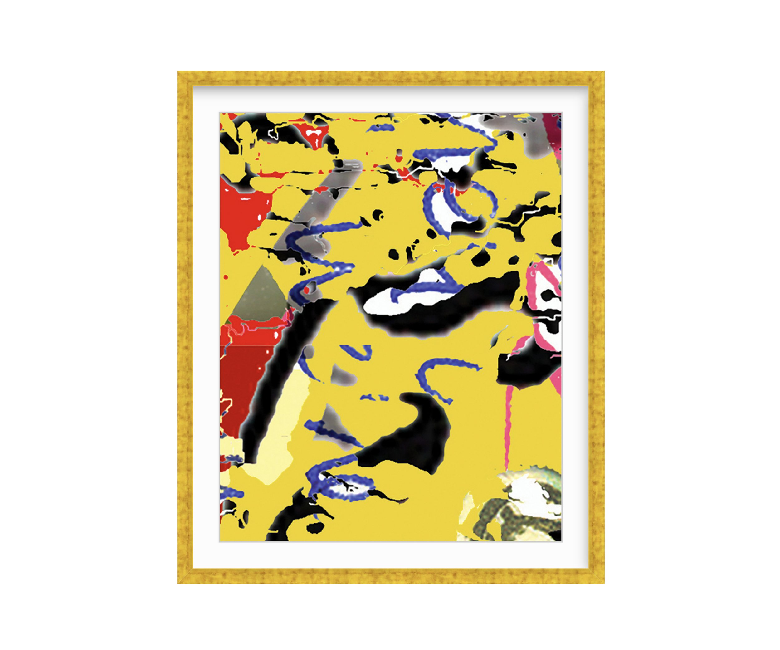 Summer, yellow glazed frame, by Ceil Diskin