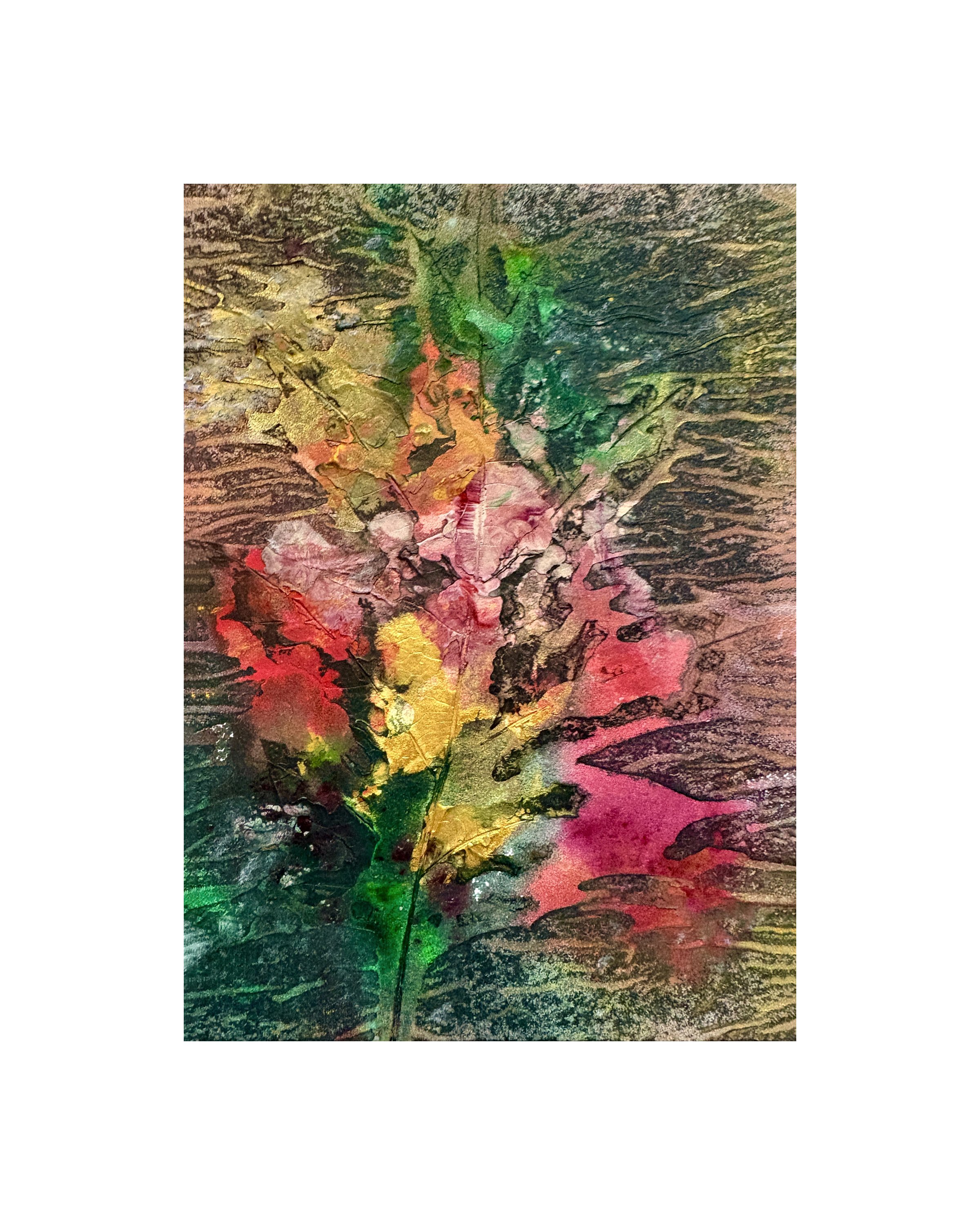 Centrality_5x7 acrylic painting on paper_Ceil Diskin 2026