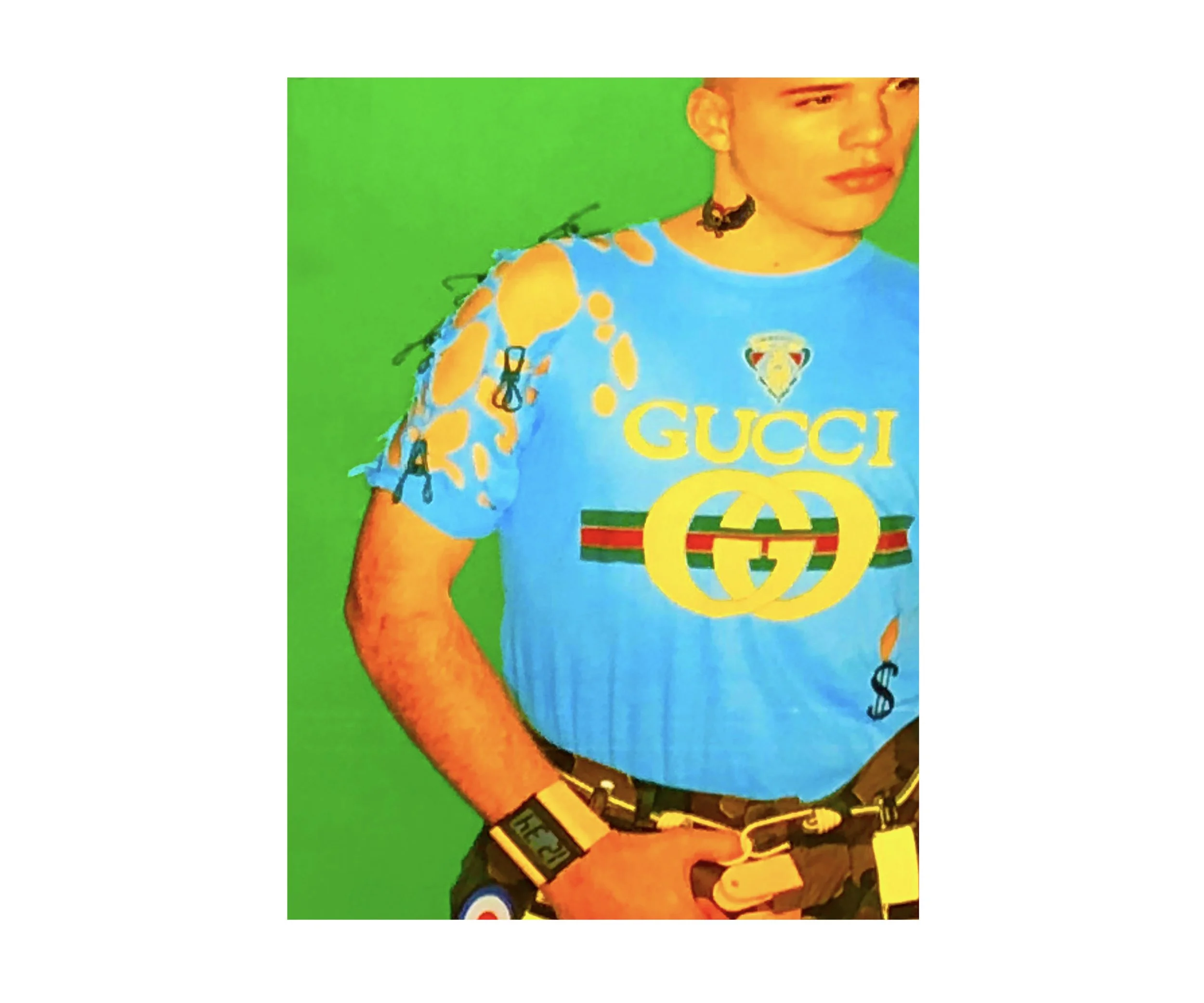 Gucci Boy, digital photograph print, Ceil Diskin