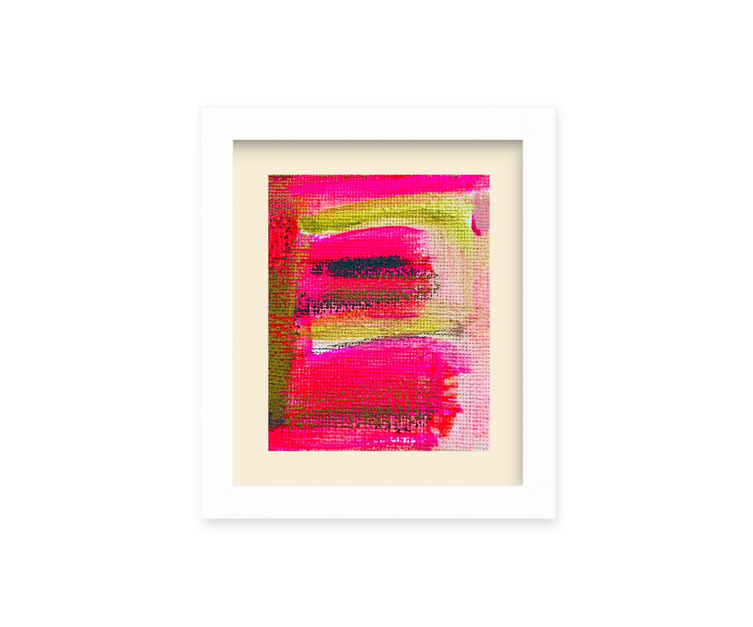 Can't Play If You're Not In The Game, HOT-TO-GO Series, white frame, by Ceil Diskin