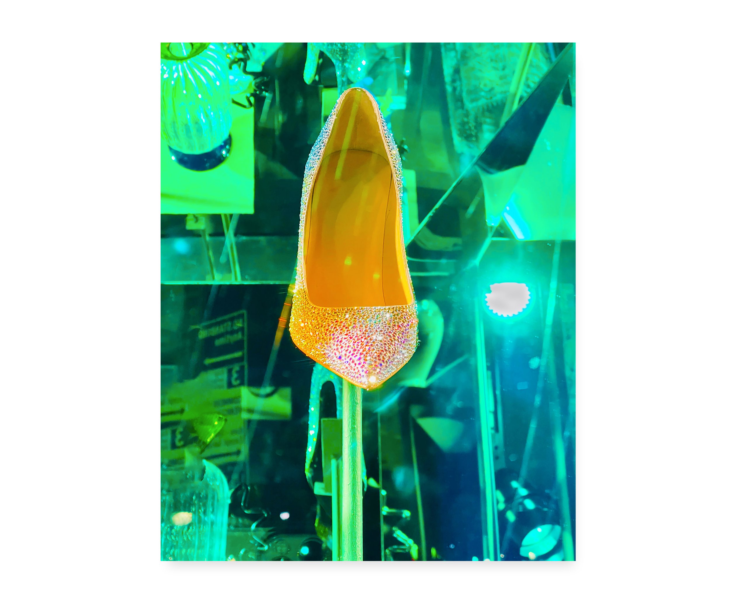 Cinderella Left This In The Emerald City, digital photograph print, by Ceil Diskin