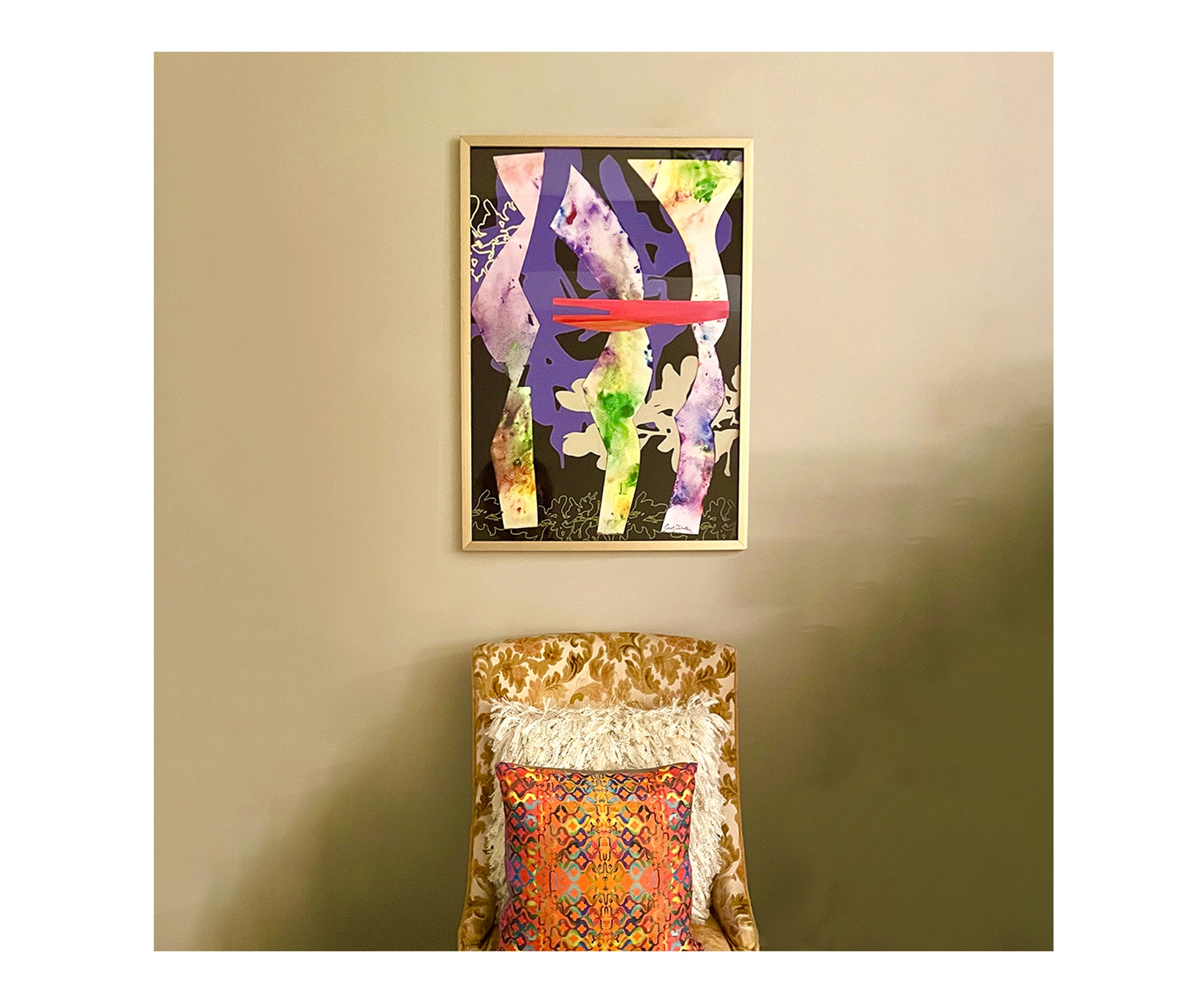 HULA - framed with antique chair (Copy)