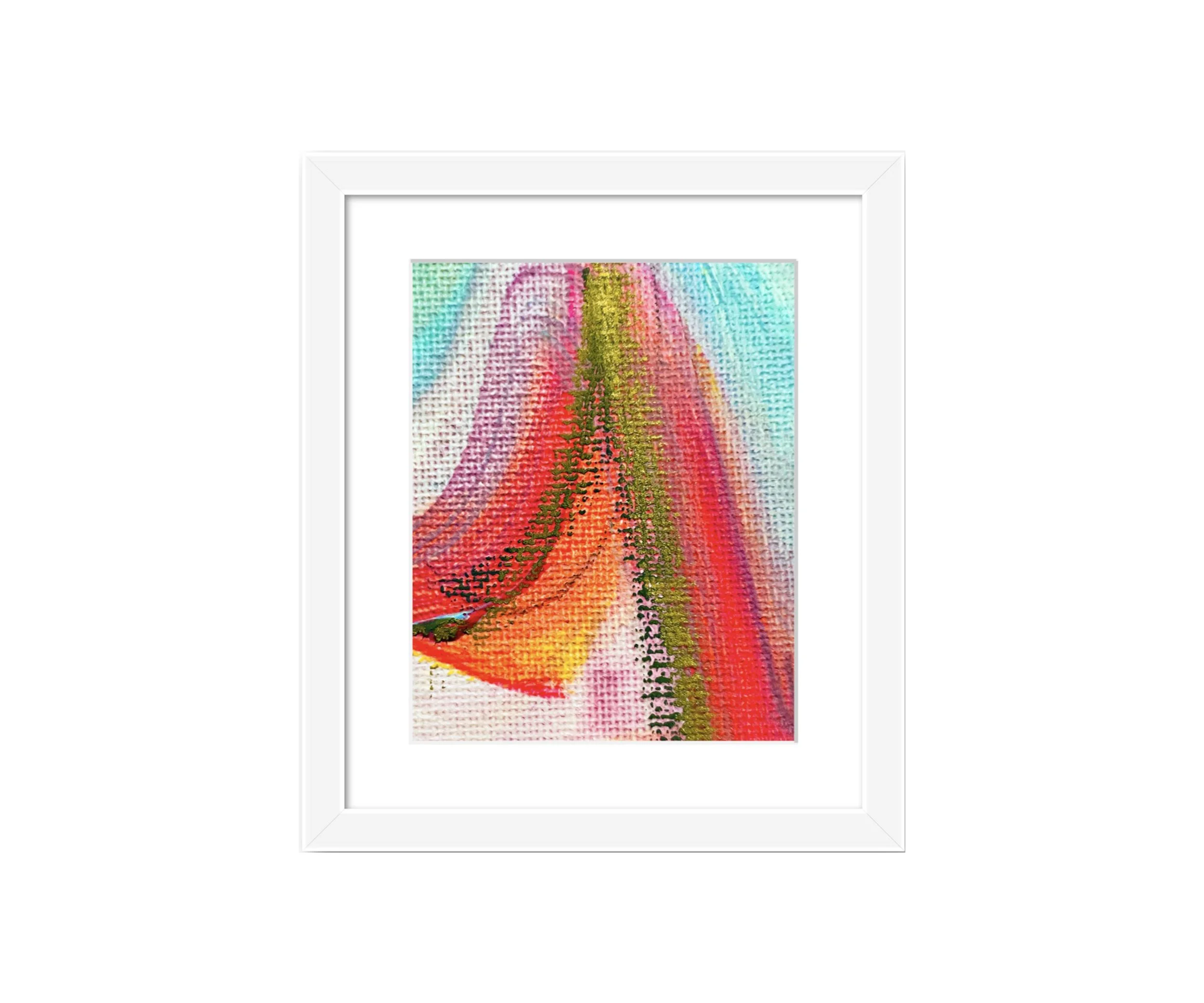 Tell Me A Story white frame & mat