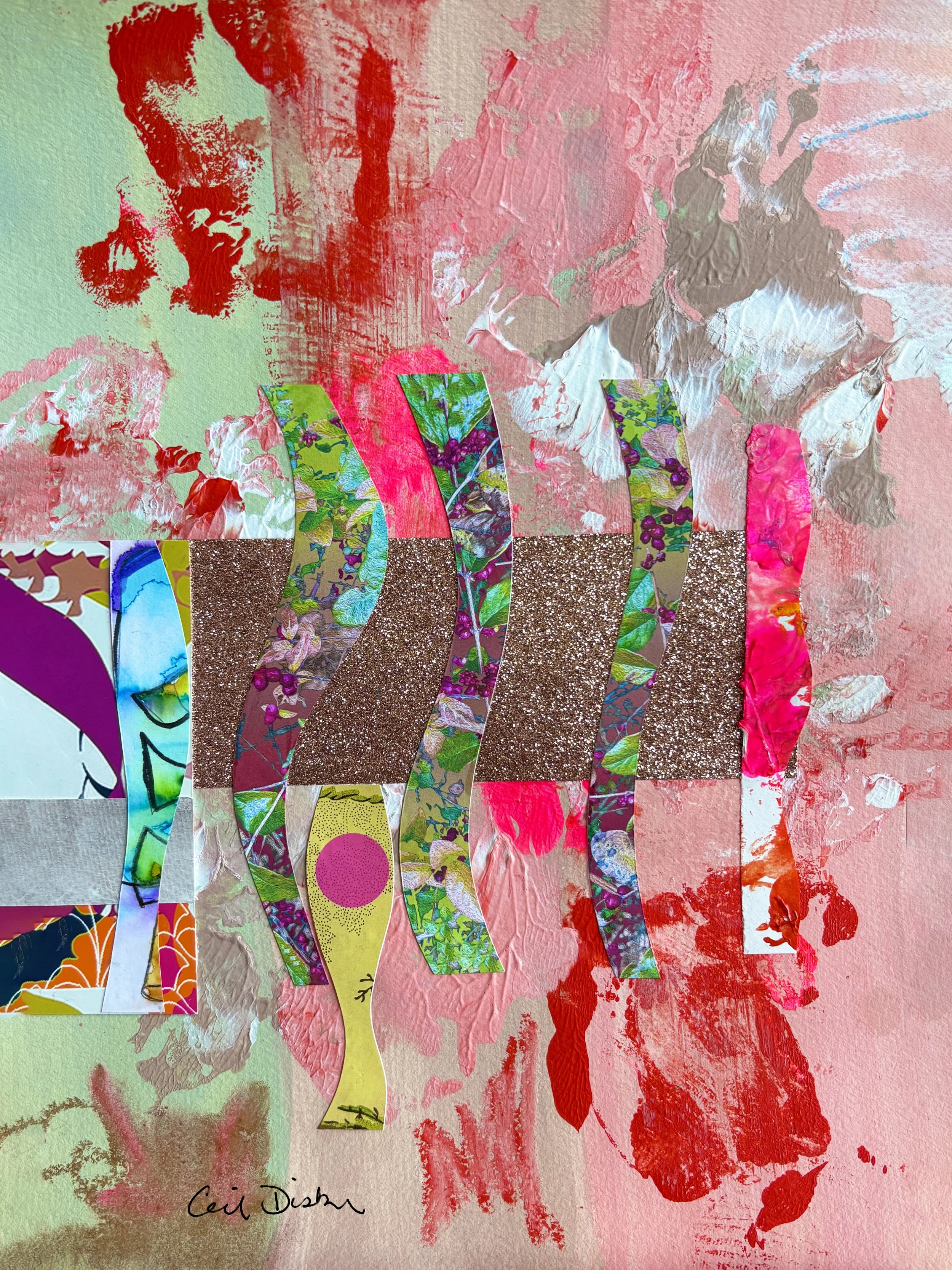 Joy, Sometimes_12x16 mixed media collage print_Ceil Diskin_2025-signed.JPG