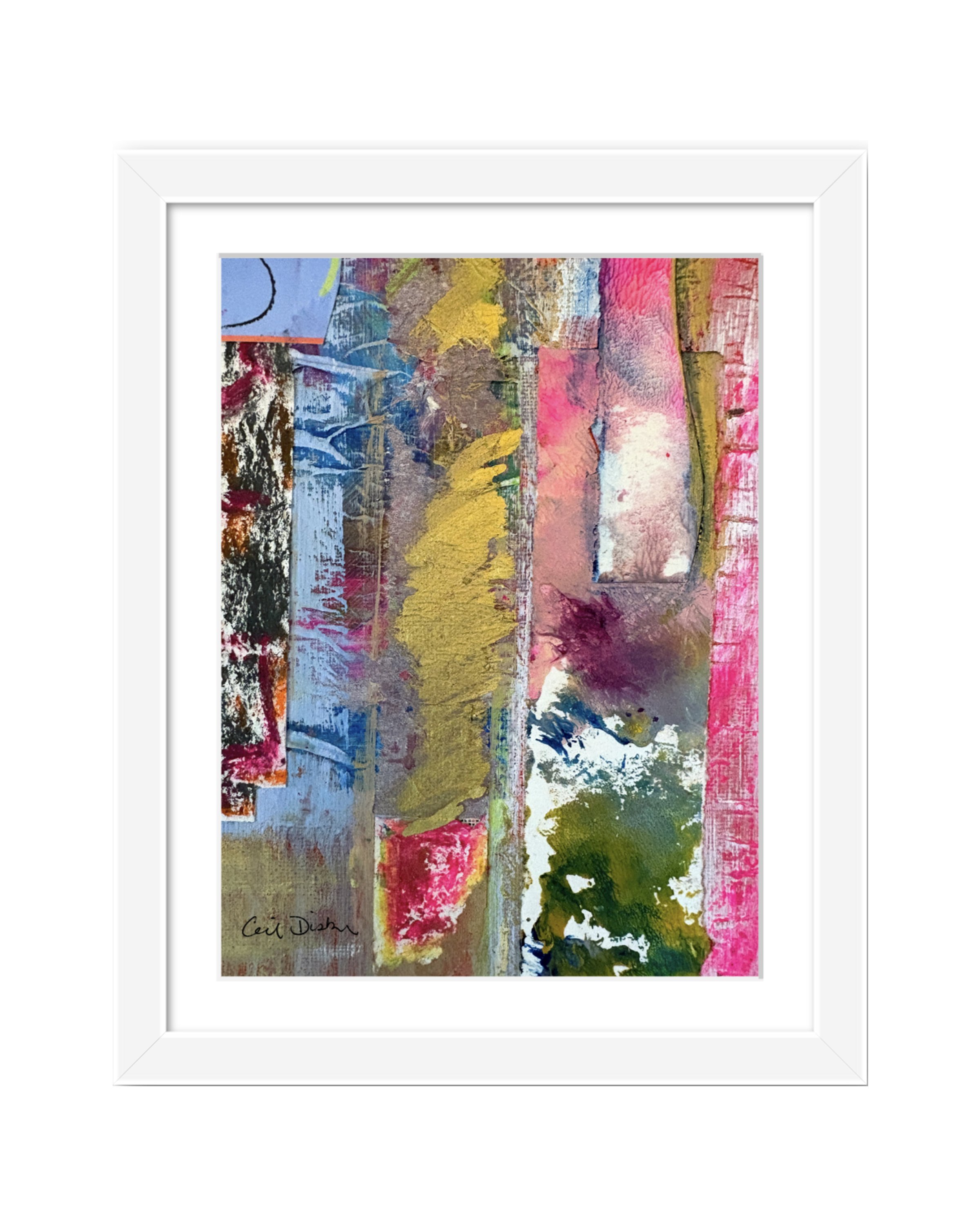 Back To The Garden. Matted & FramedGiclée print. Ceil Diskin 2025. (Copy)