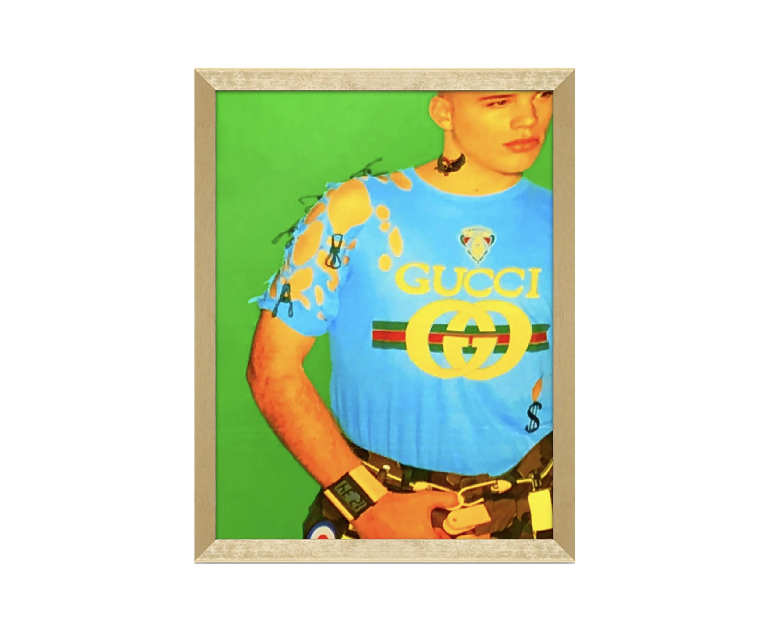 Gucci Boy, framed