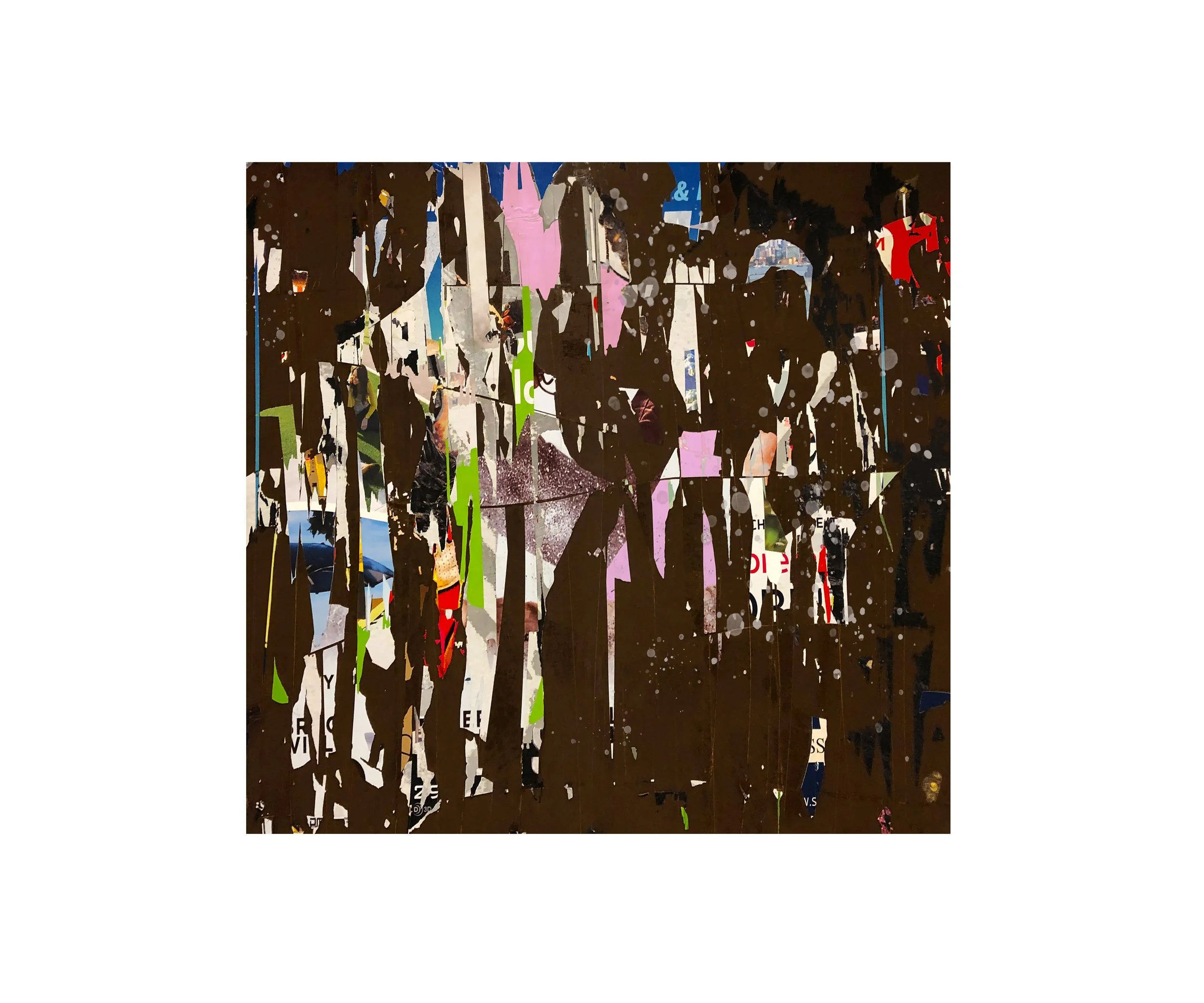 When We Were Strangers, digital collage print