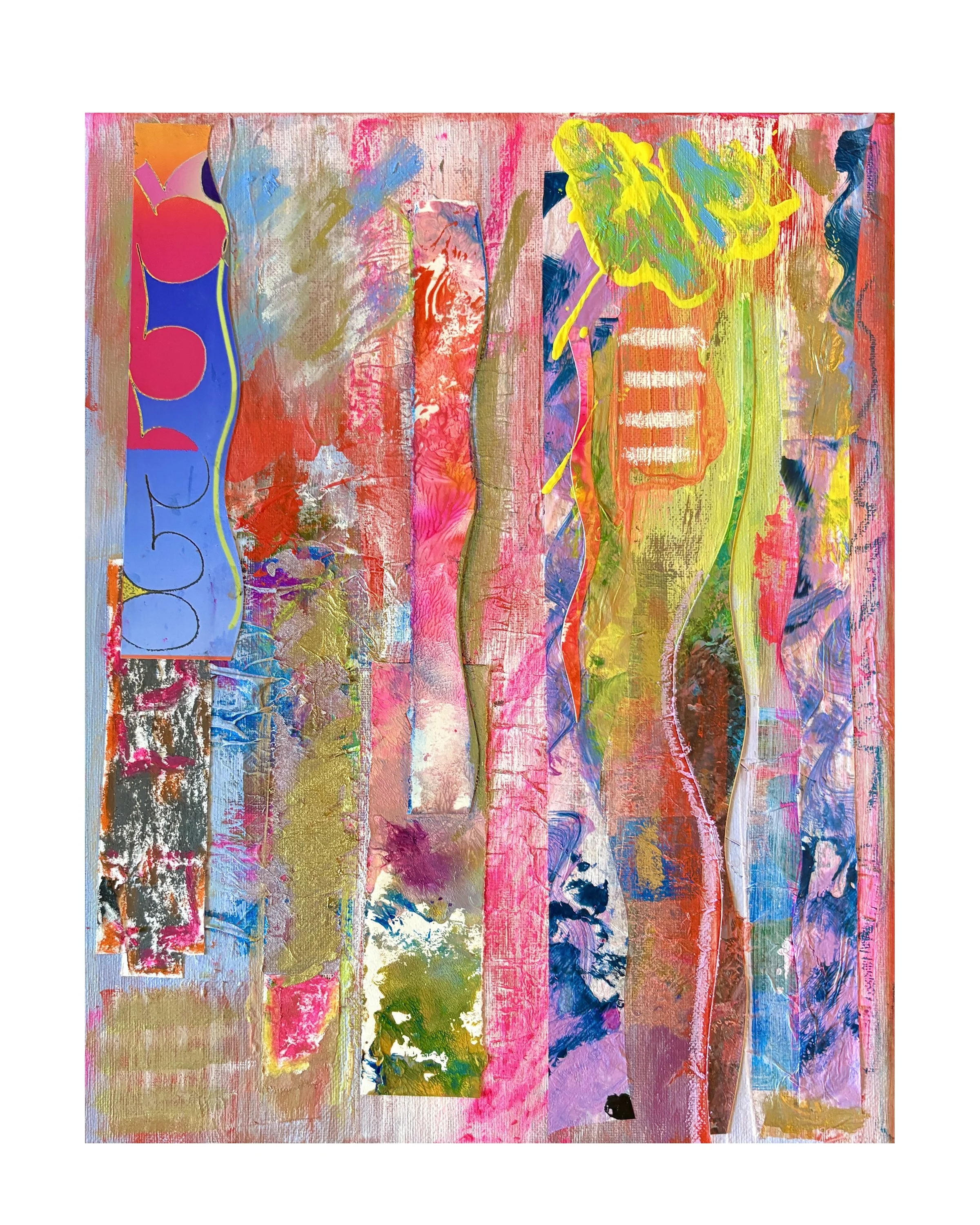 AfterParty. 11x14 collage print. Ceil Diskin-2025.