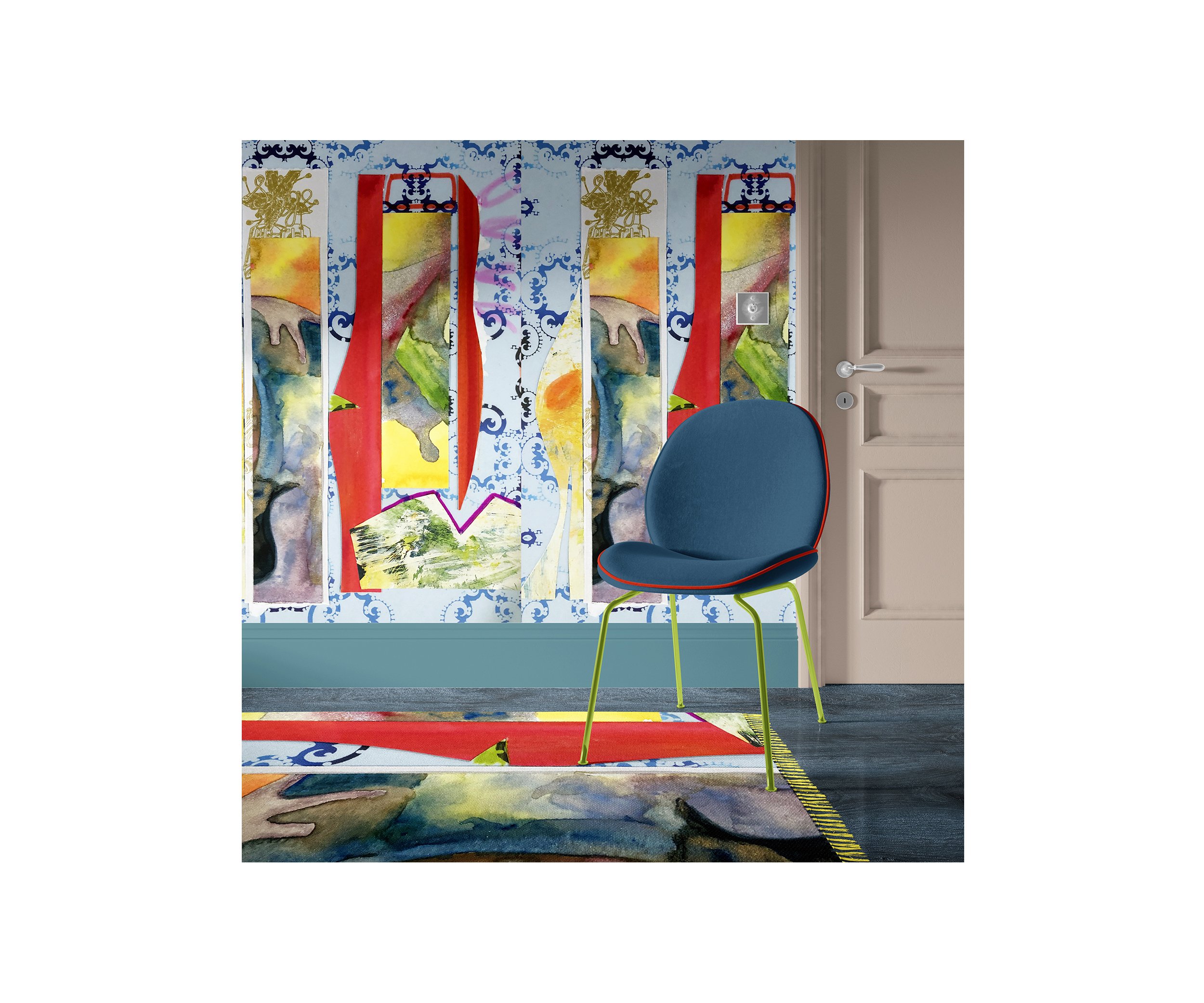 Sevens - wallpaper and rug