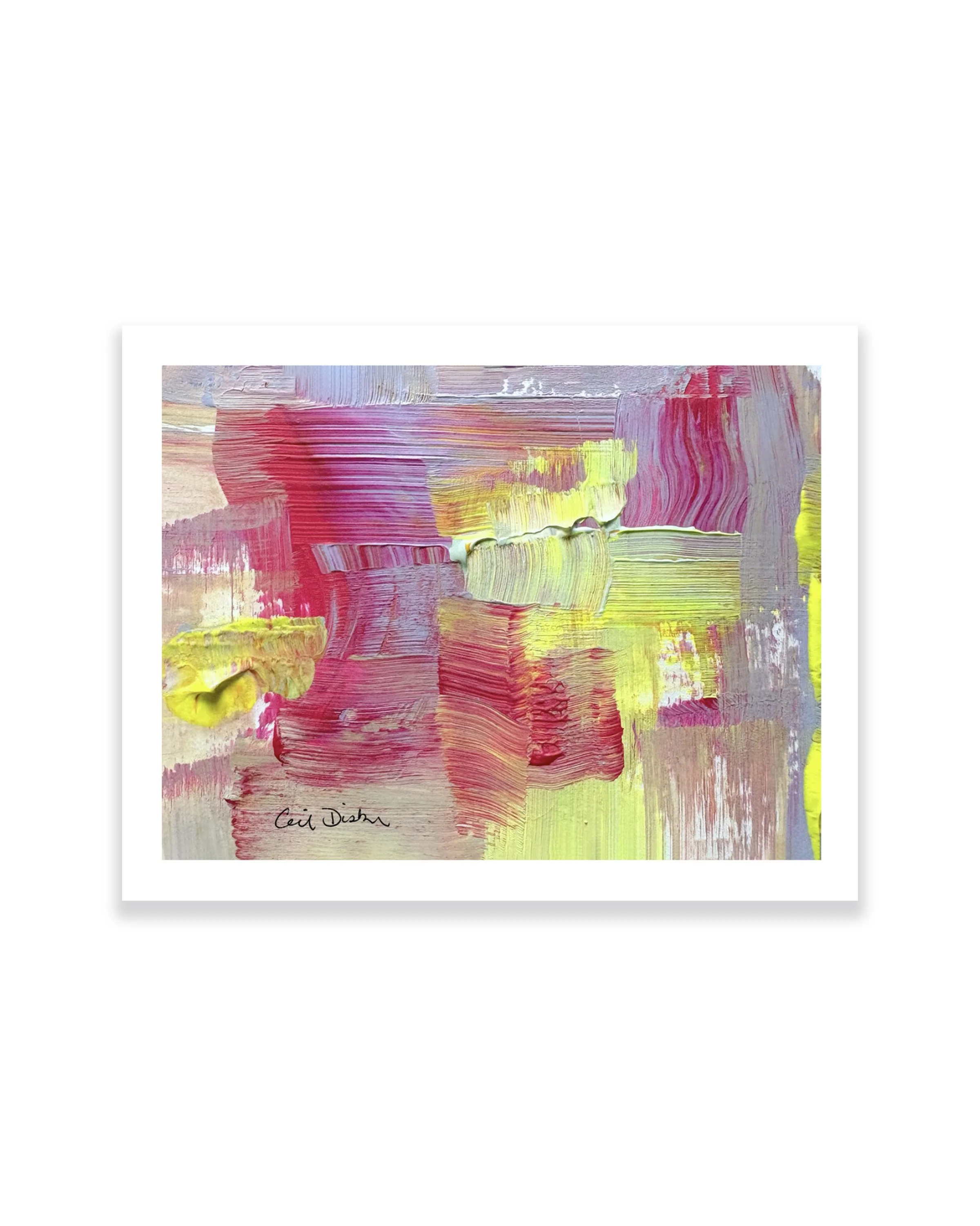 Wallace 8x6 signed print .5 border
