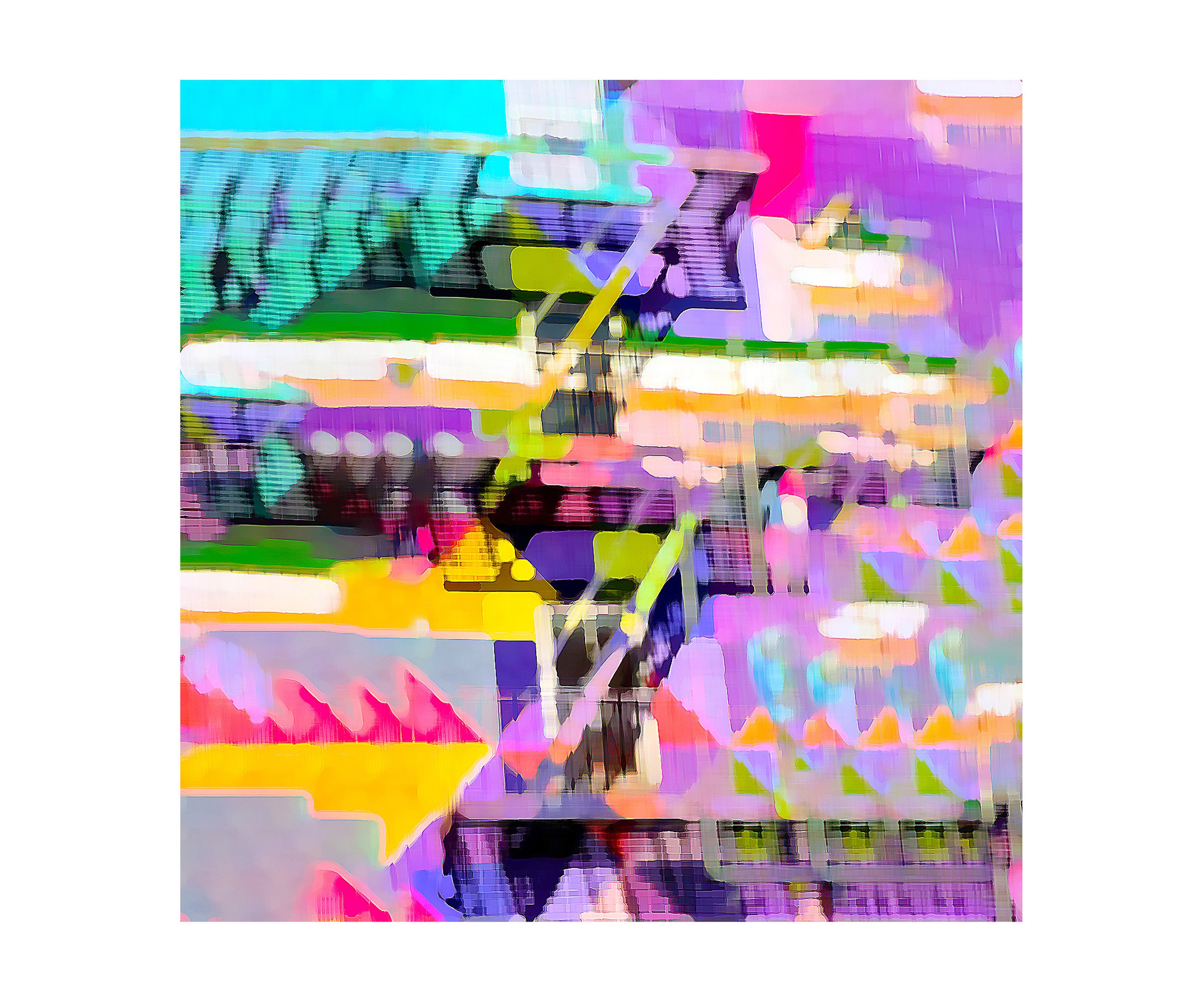 Fire Escape, digital photograph