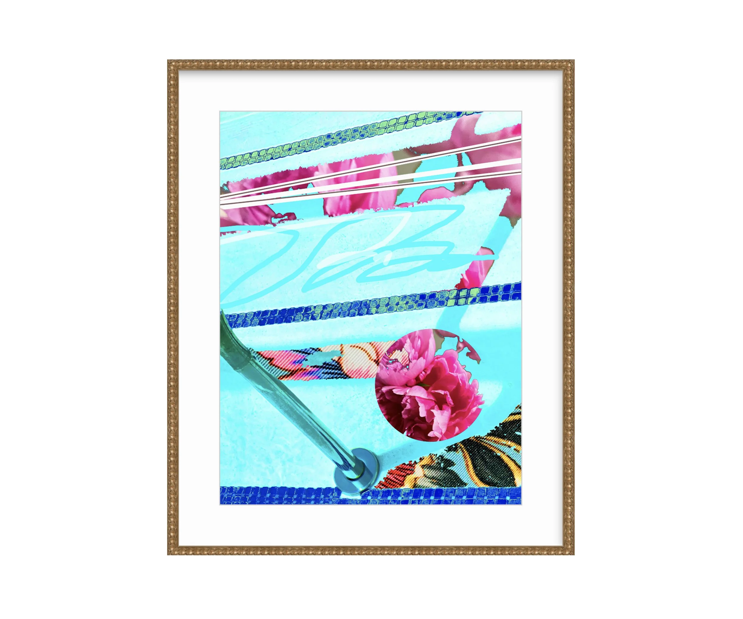 Careful, gold bead frame