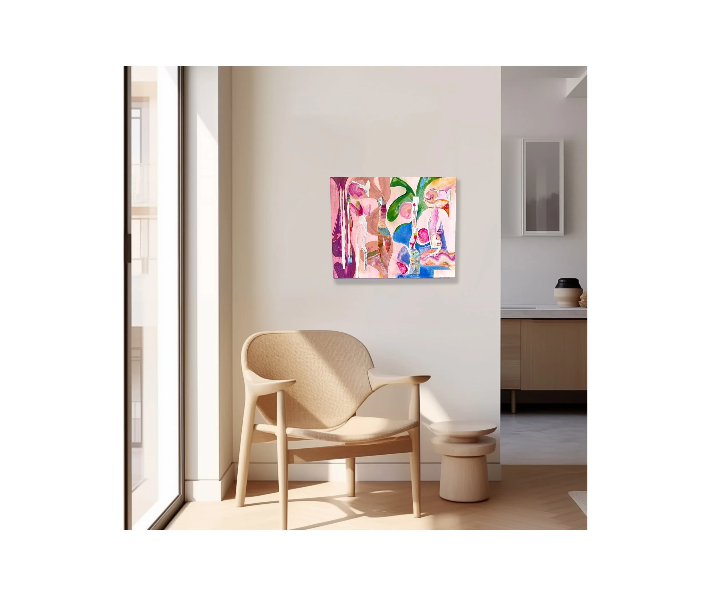 I Know I Love You Better, displayed in modern living room, by Ceil Diskin
